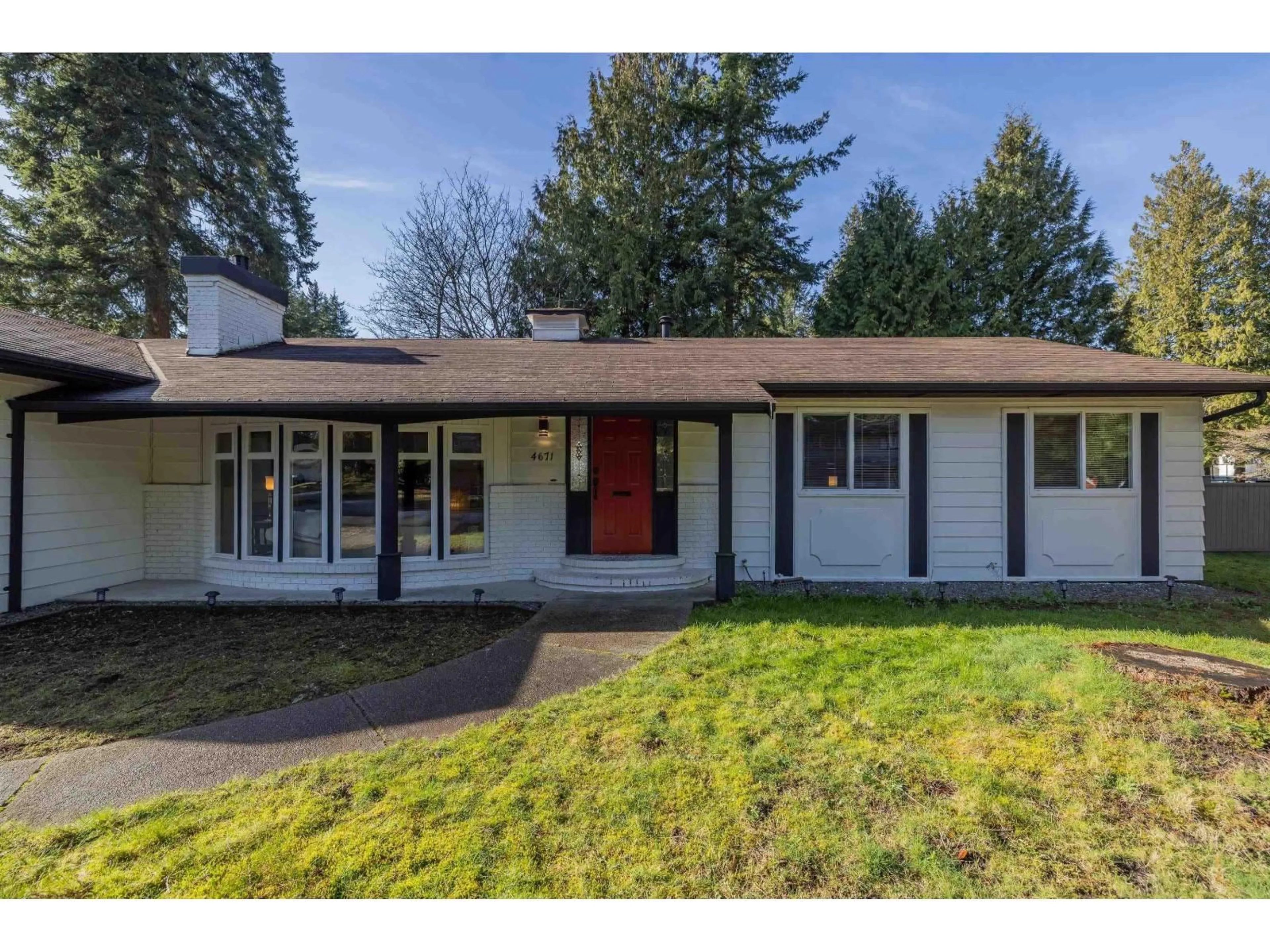 Home with vinyl exterior material, street for 4671 197A STREET, Langley British Columbia V3A5H7