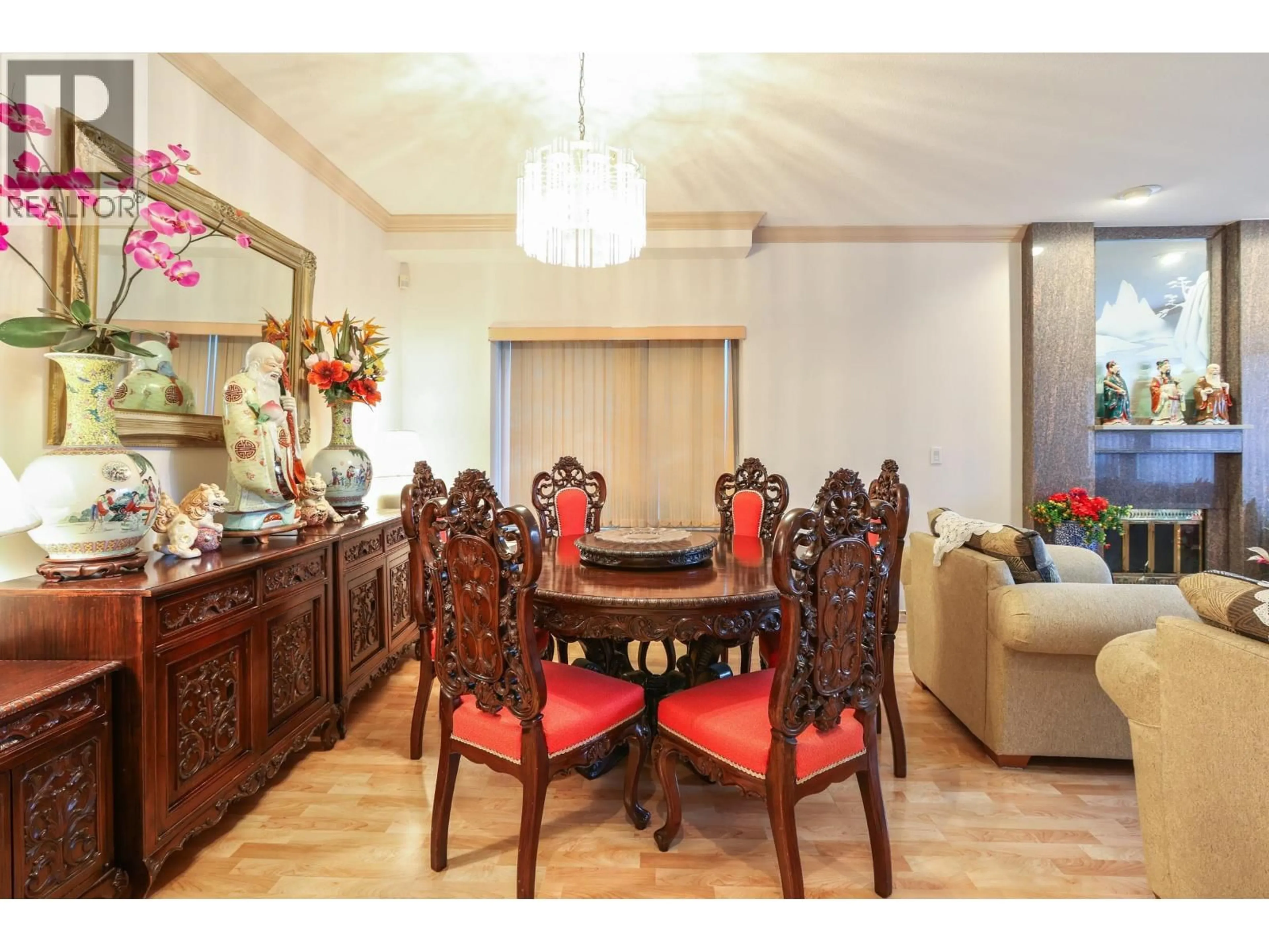 Dining room, wood/laminate floor for 7823 HUDSON STREET, Vancouver British Columbia V6P4L9