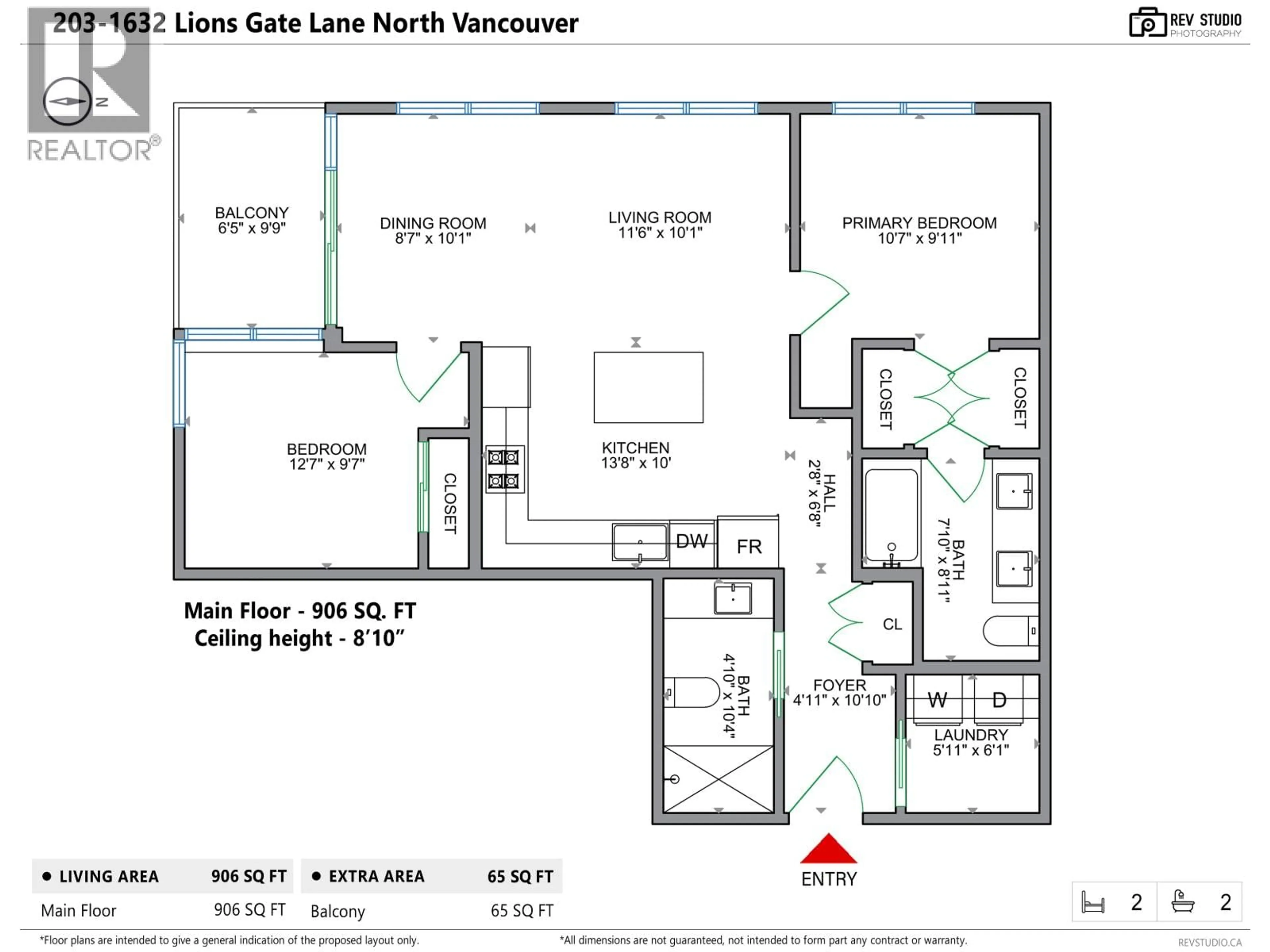 Floor plan for 203 - 1632 LIONS GATE LANE, North Vancouver British Columbia V7P0E2