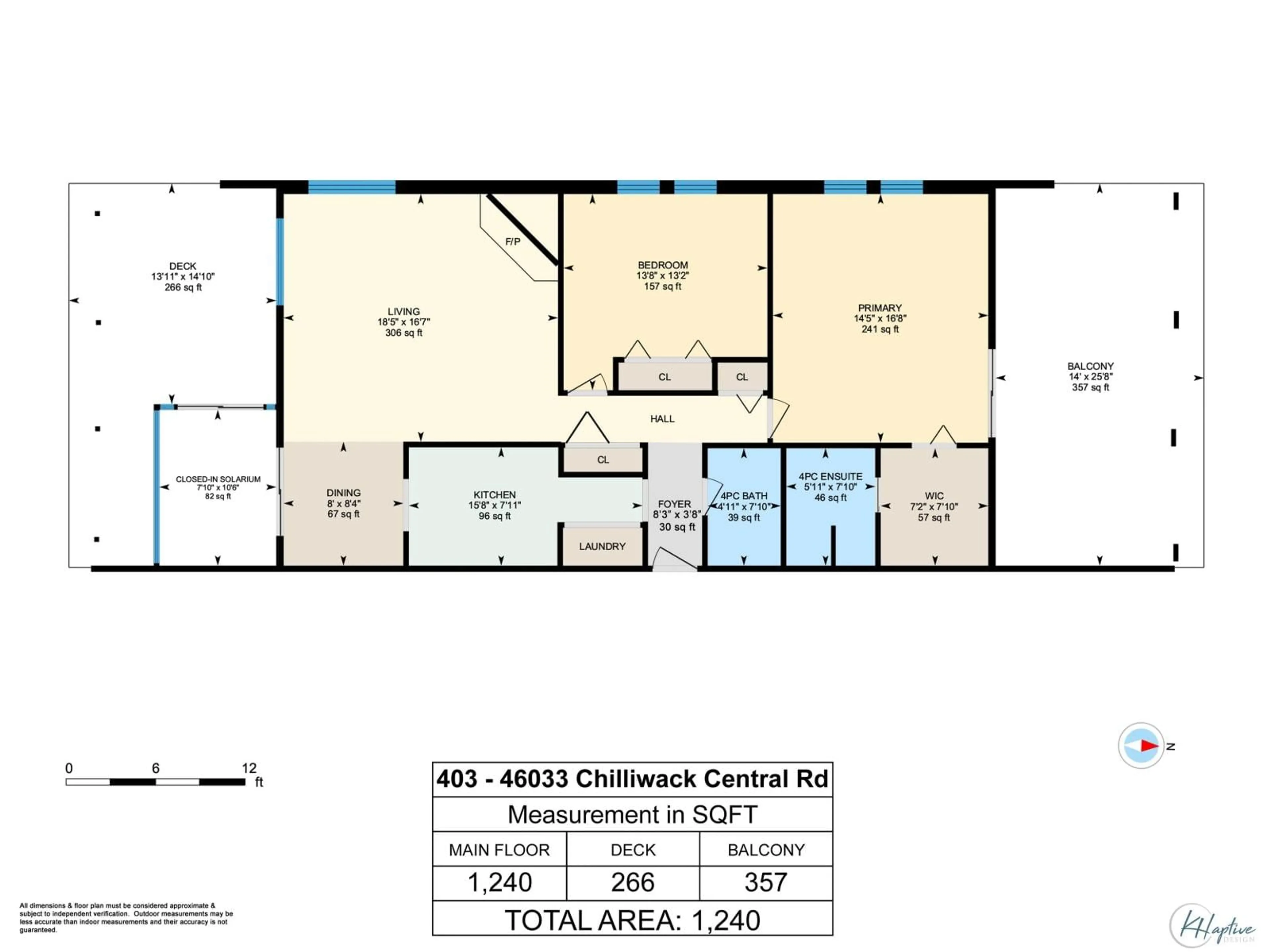 Floor plan for 403 - 46033 CHILLIWACK CENTRAL ROAD, Chilliwack British Columbia V2P1J5