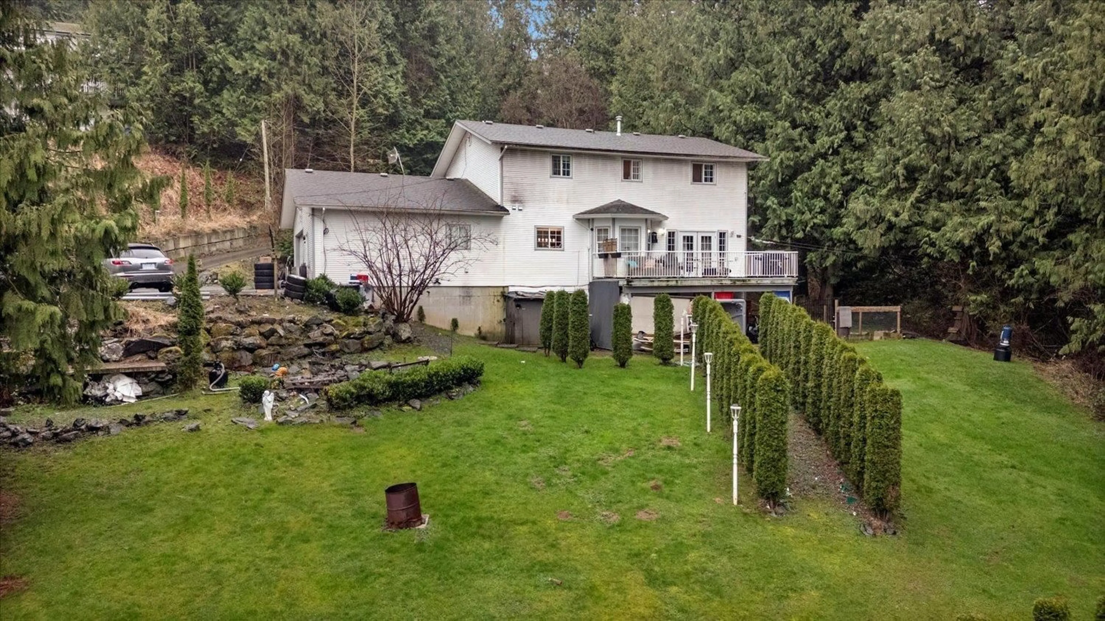 A pic from outside/outdoor area/front of a property/back of a property/a pic from drone, unknown for 48009 ELK VIEW ROAD, Ryder Lake British Columbia V4Z1E1