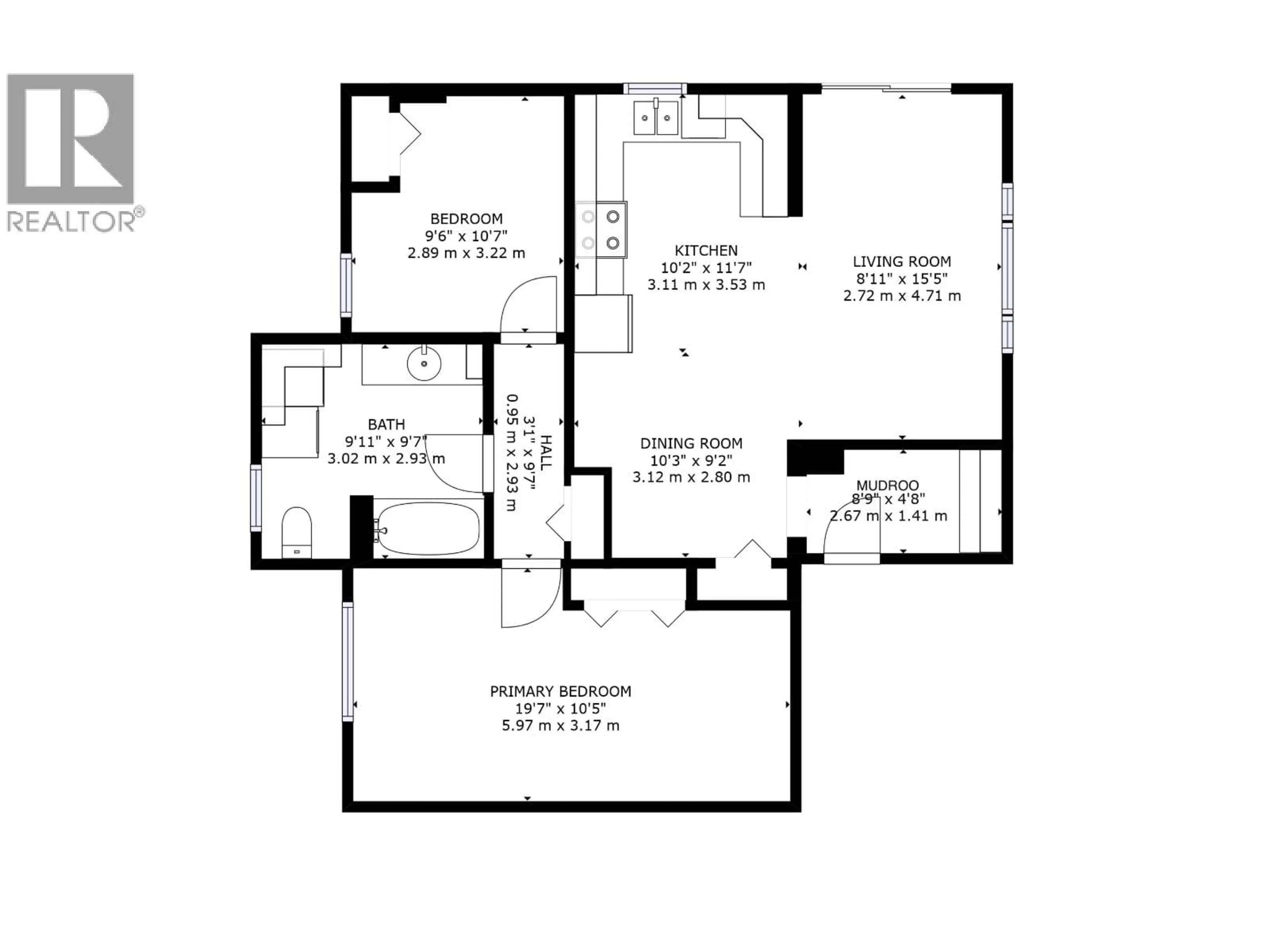 Floor plan for 10855 102 STREET, Taylor British Columbia V0C2K0
