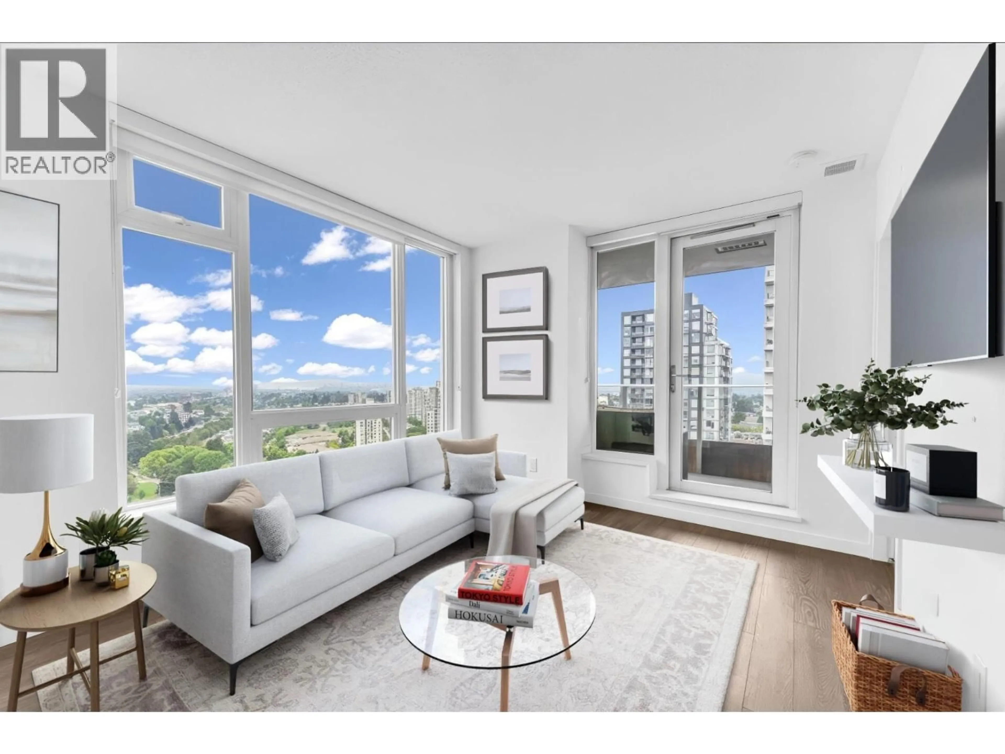 Living room with furniture, unknown for 2502 - 5665 BOUNDARY ROAD, Vancouver British Columbia V5R0E4