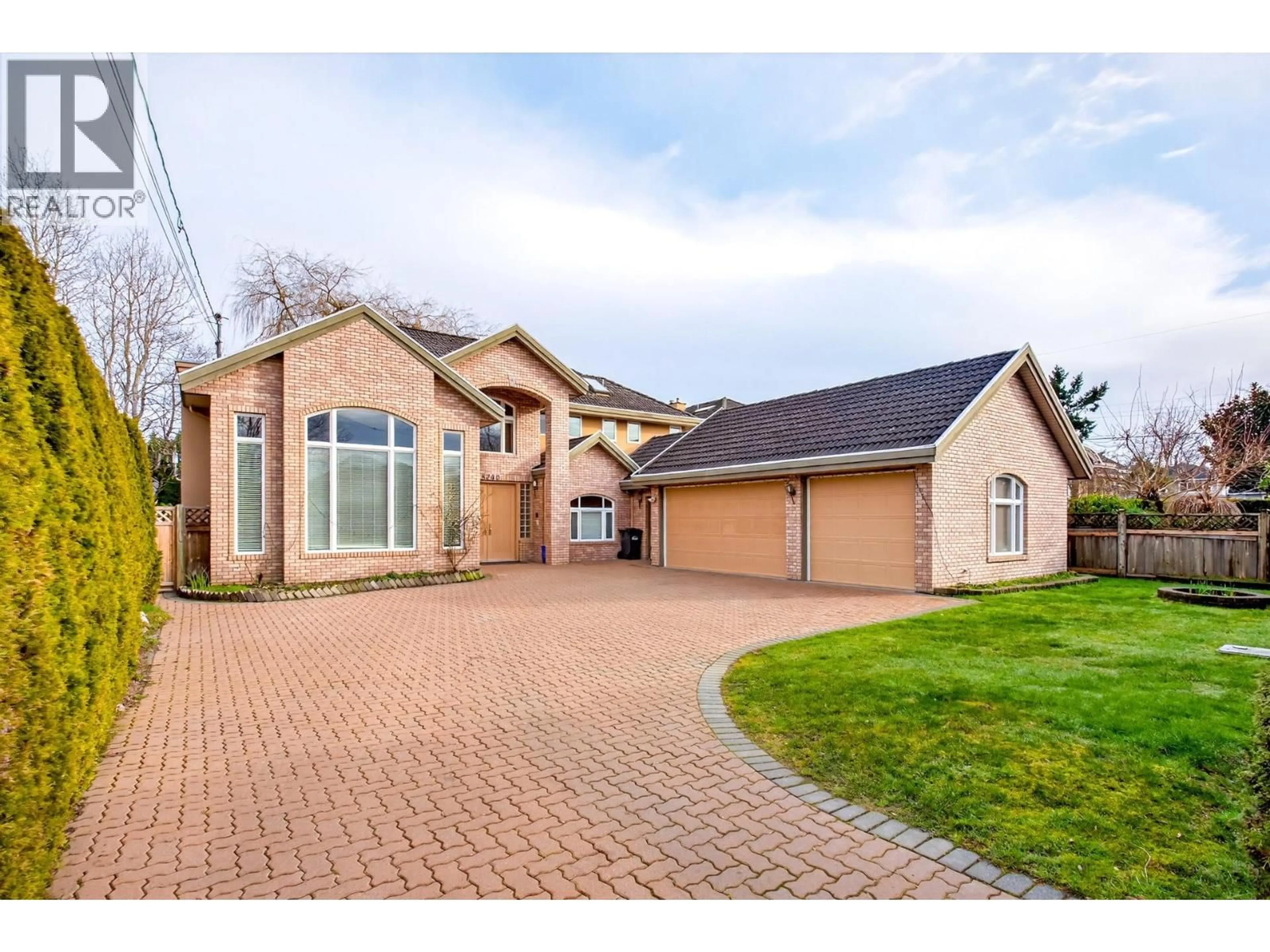 Home with brick exterior material, street for 8260 CLAYSMITH ROAD, Richmond British Columbia V7C2L1