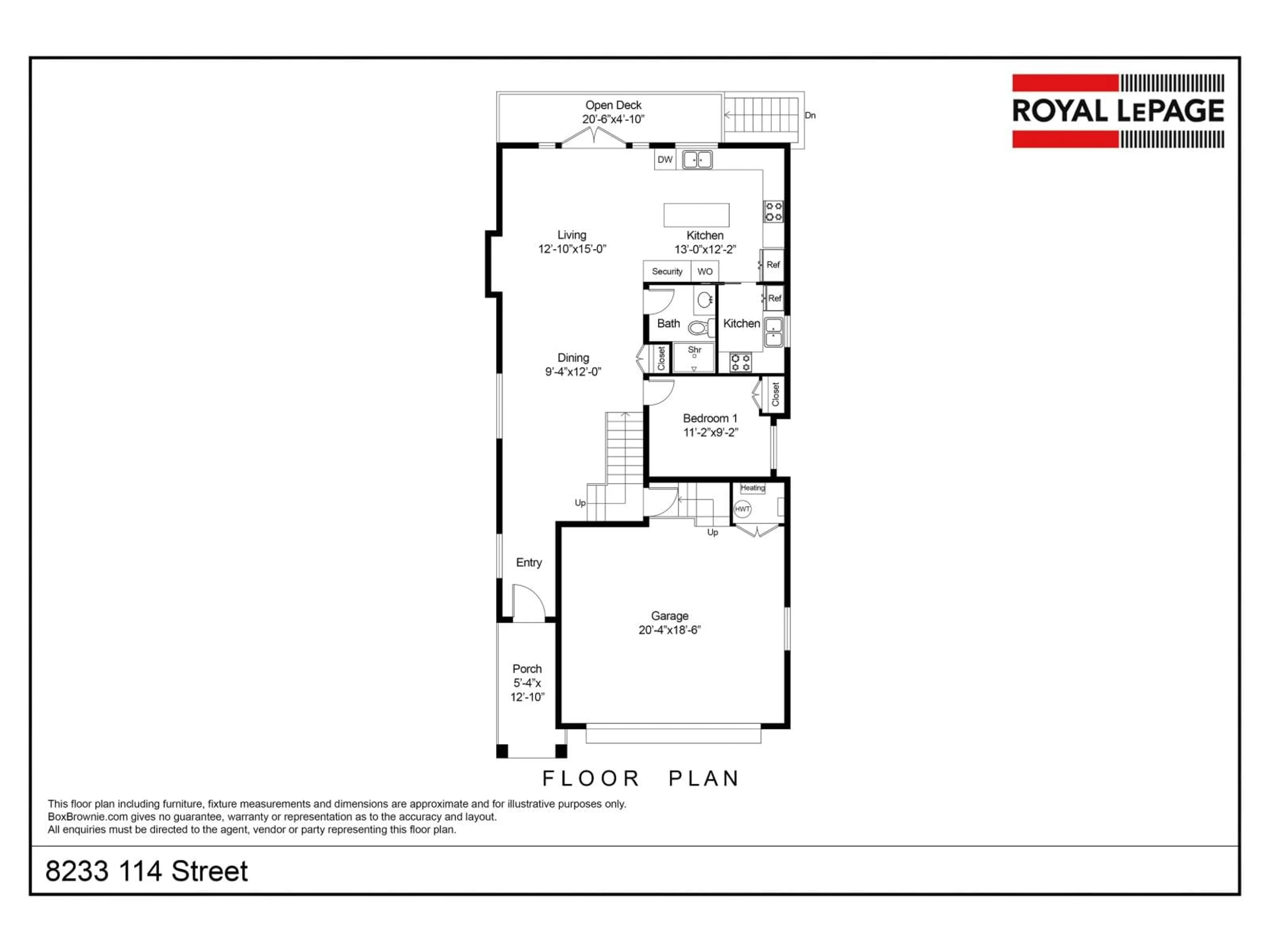 Floor plan for 8233 114 STREET, Delta British Columbia V4C5J4