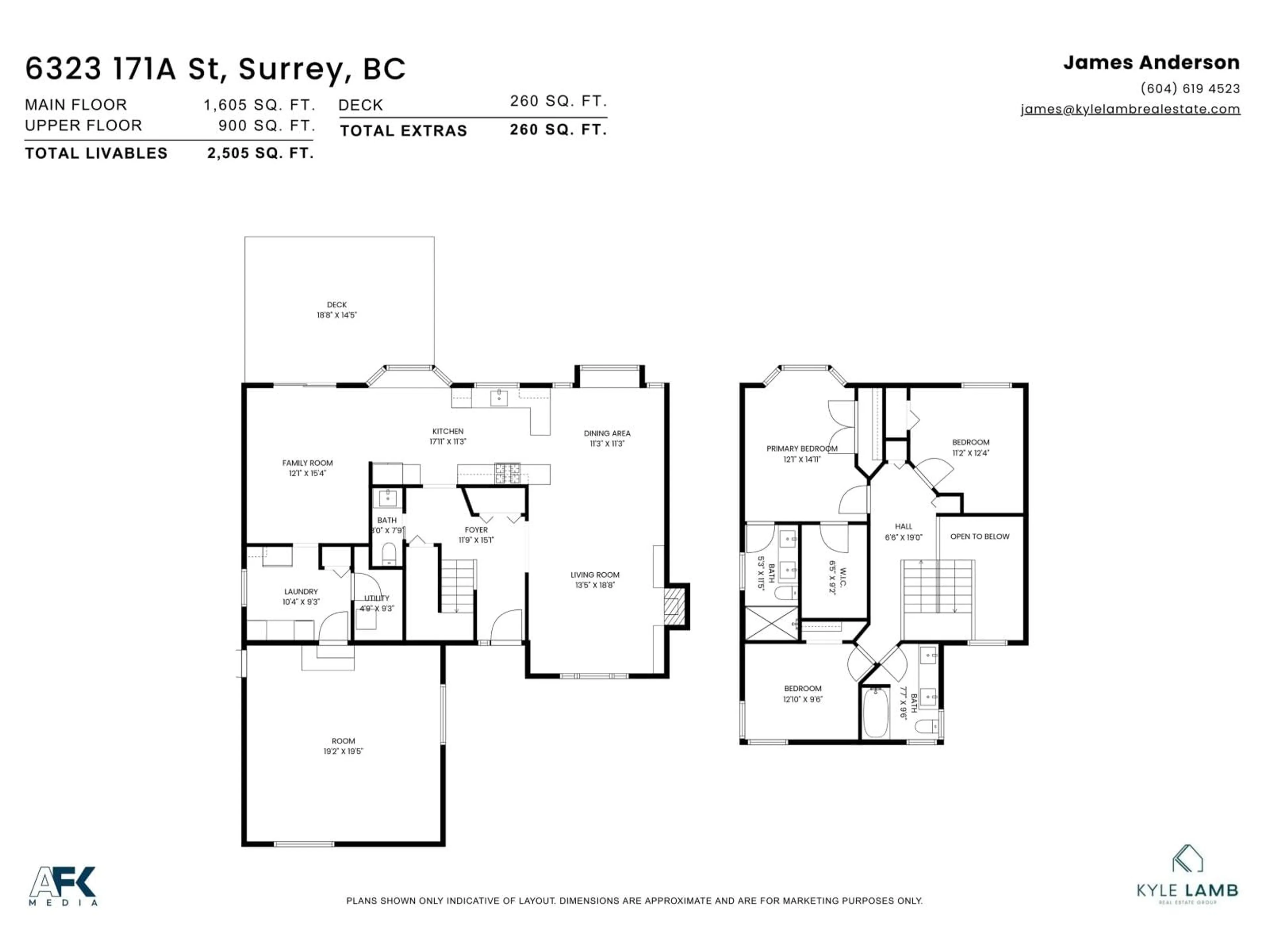 Floor plan for 6323 171A STREET, Surrey British Columbia V3S7G4