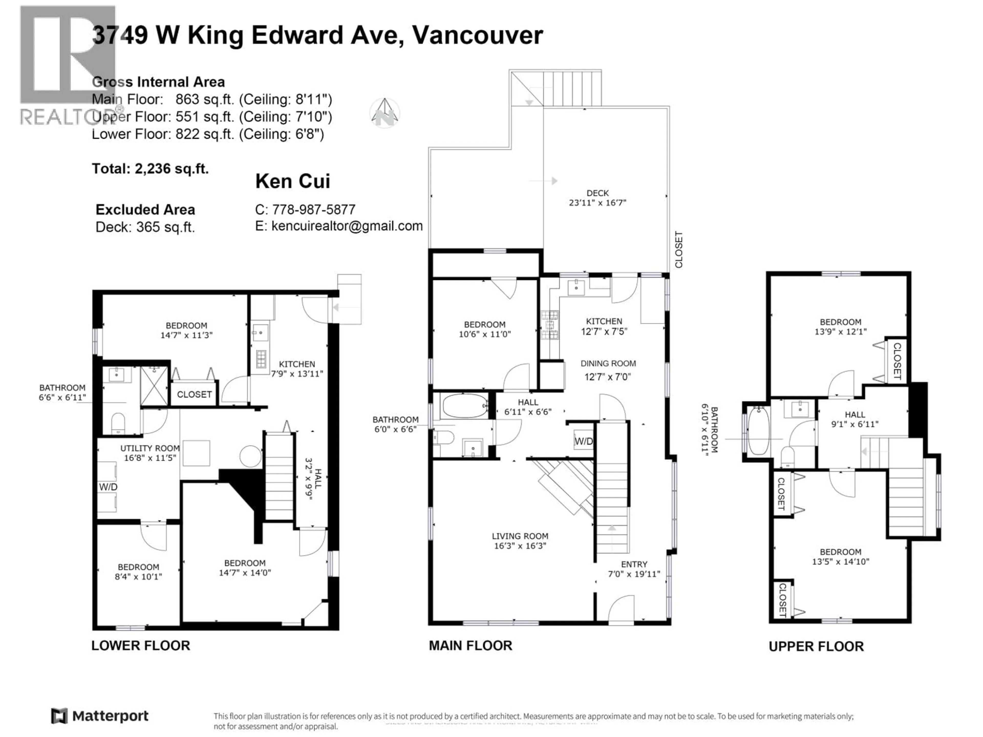 Floor plan for 3749 KING EDWARD AVENUE, Vancouver British Columbia V6S1M8