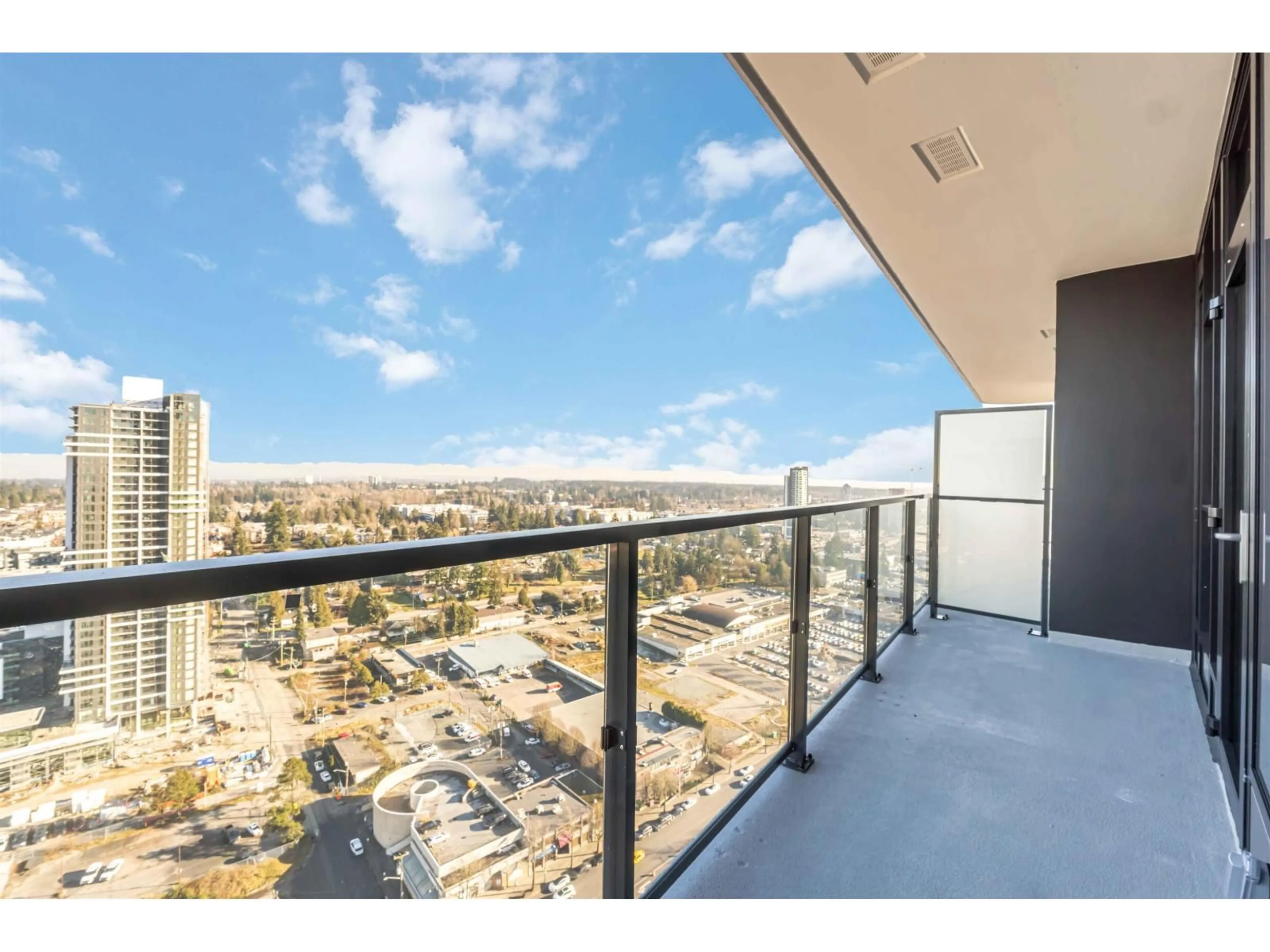 Balcony in the apartment, city buildings view from balcony for 2903 - 10750 135A STREET, Surrey British Columbia V3T0V4