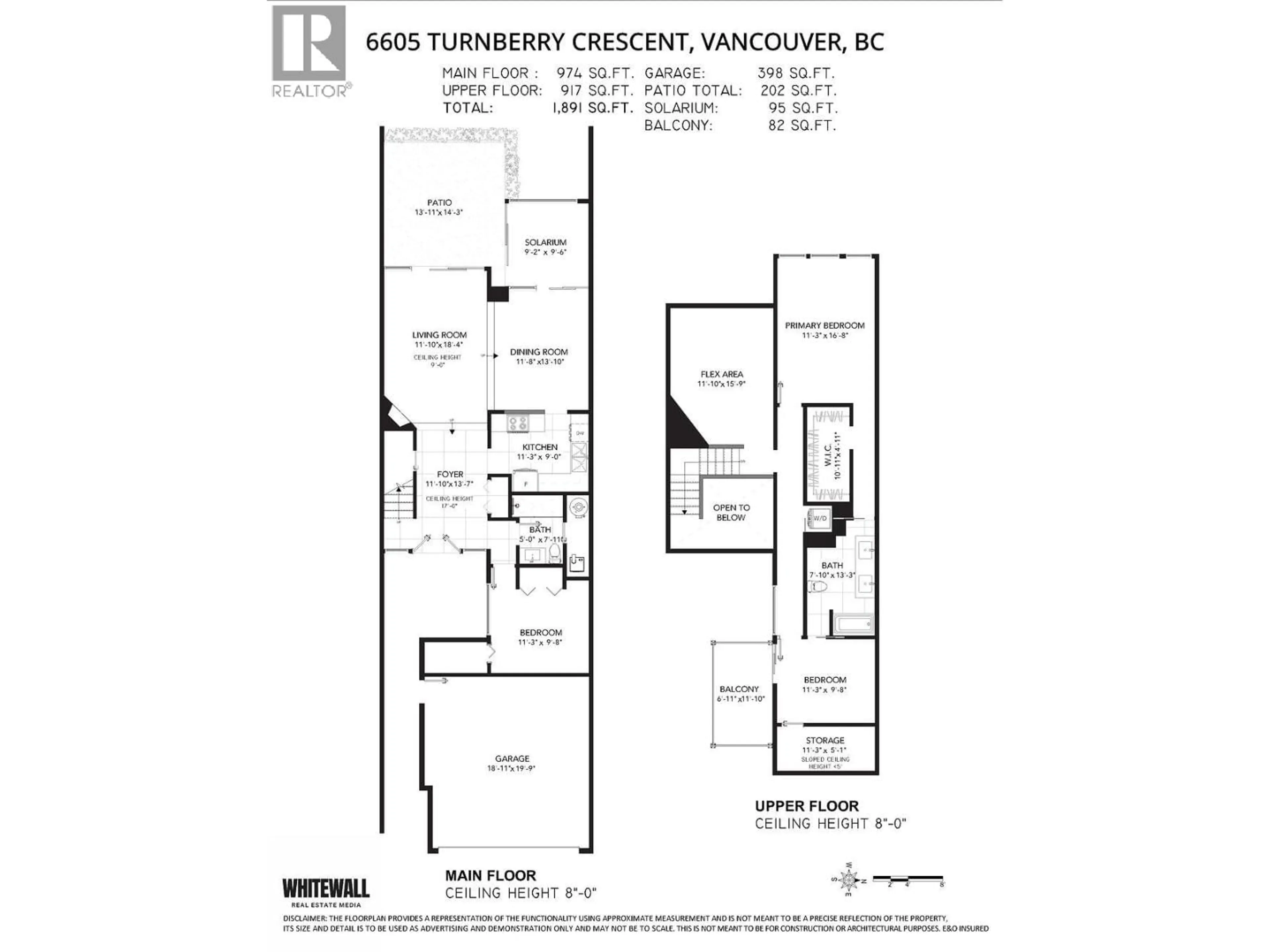 Floor plan for 6605 TURNBERRY CRESCENT, Vancouver British Columbia V5X4M7
