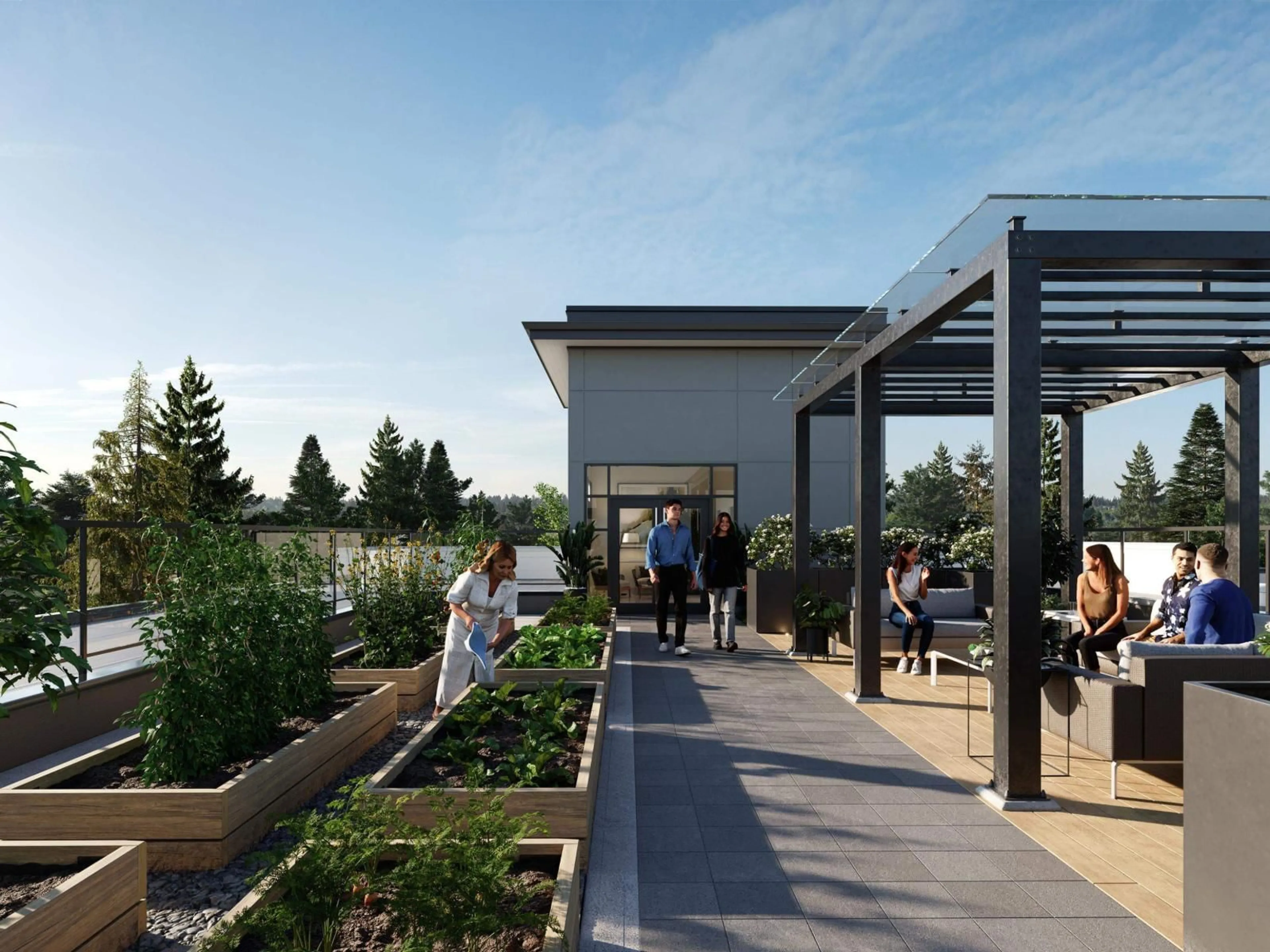 Patio, unknown for 406 - 13455 94A AVENUE, Surrey British Columbia V0V0V0