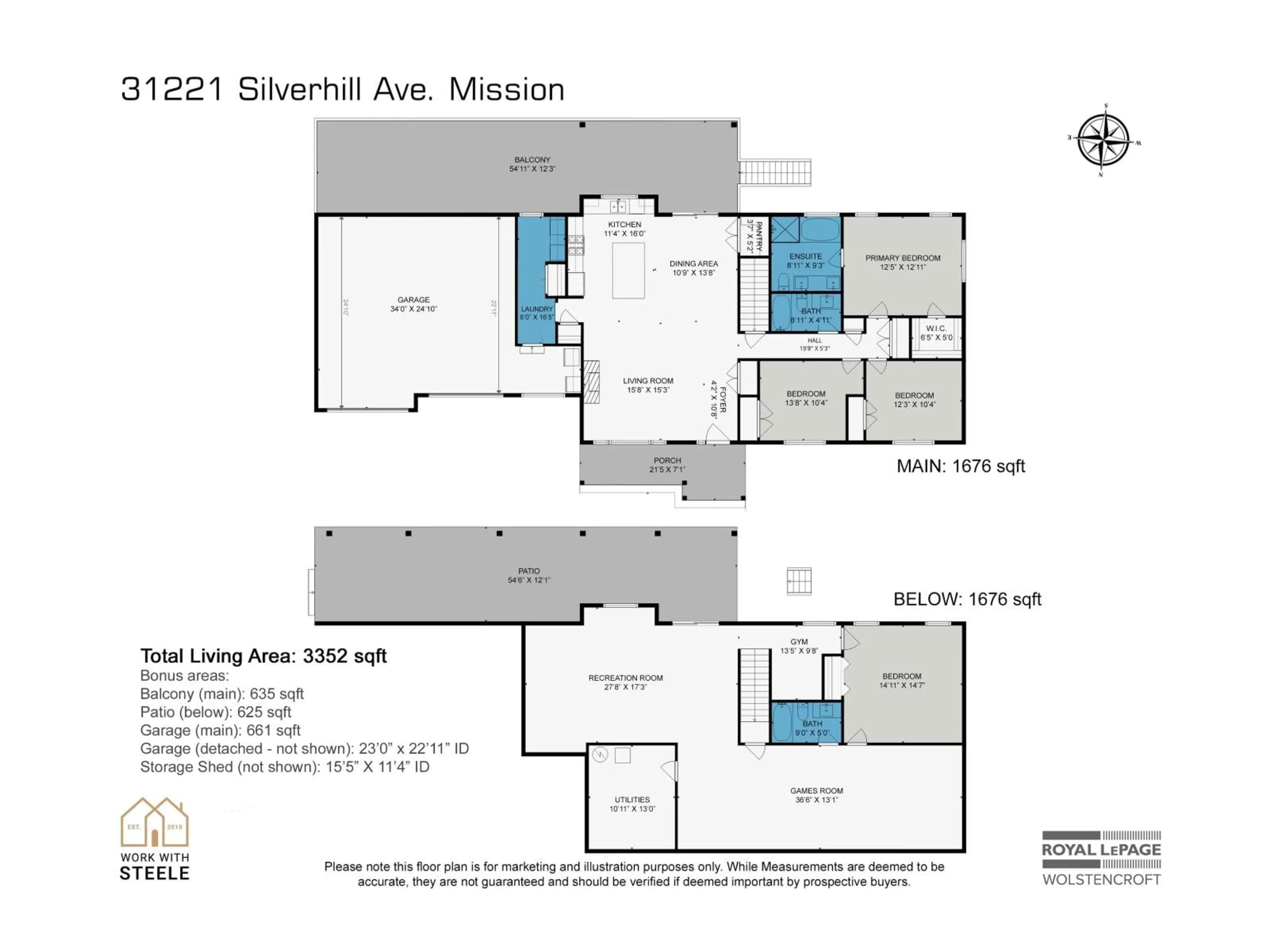 Floor plan for 31221 SILVERHILL AVENUE, Mission British Columbia V4S1G8