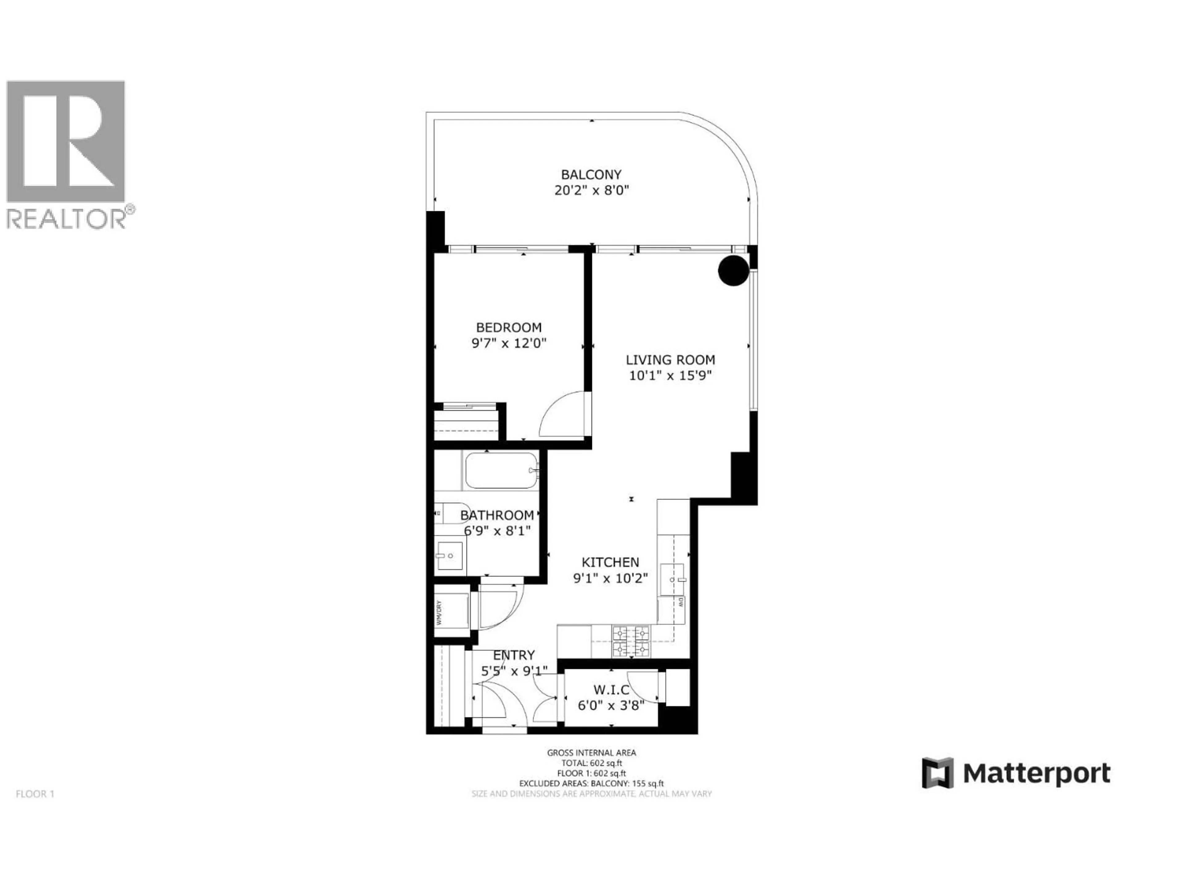 Floor plan for 703 - 5311 GORING STREET, Burnaby British Columbia V5B0B5