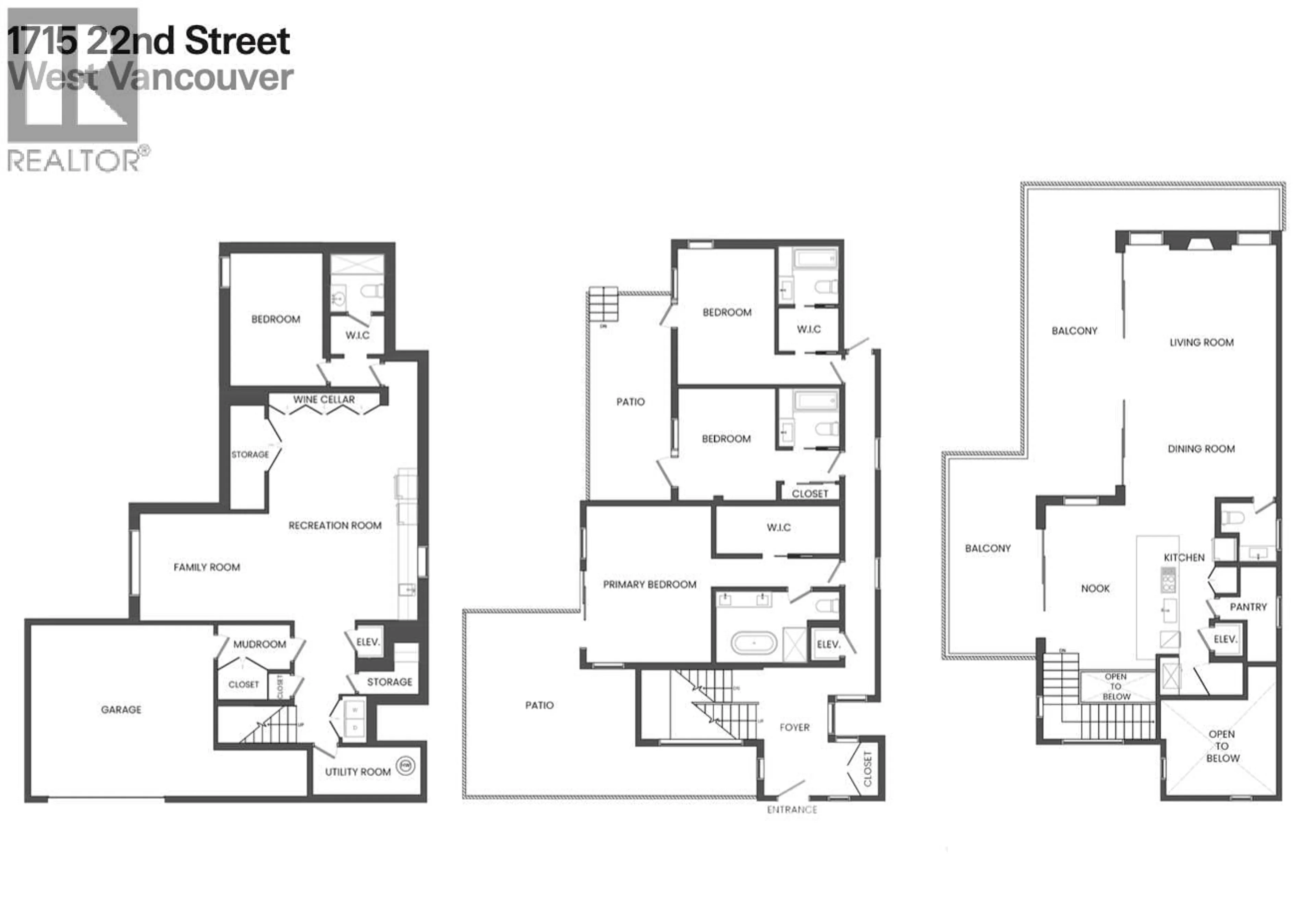 Floor plan for 1715 22ND STREET, West Vancouver British Columbia V7V4E4