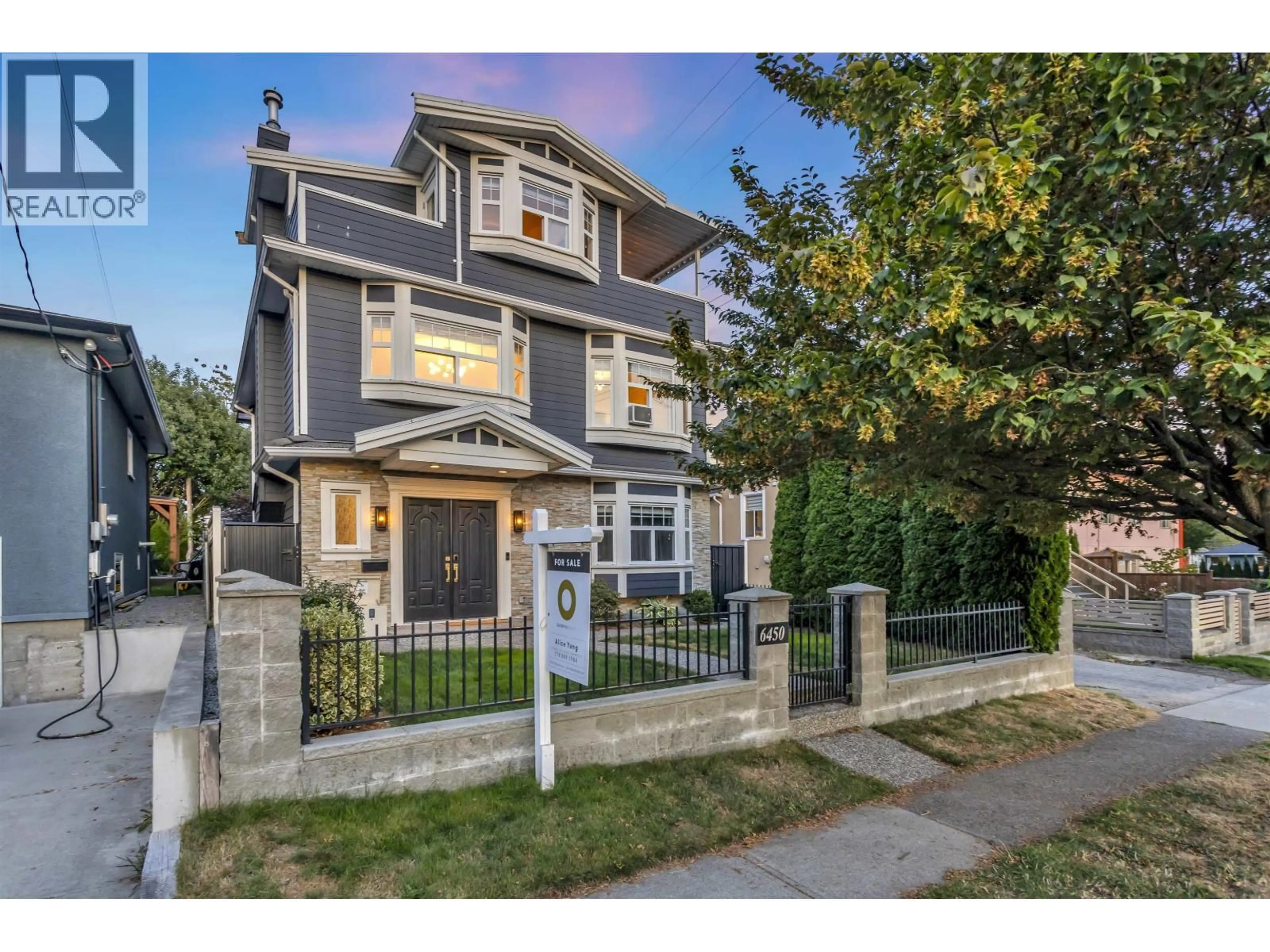 Home with vinyl exterior material, street for 6450 ST. GEORGE STREET, Vancouver British Columbia V5W2Y6