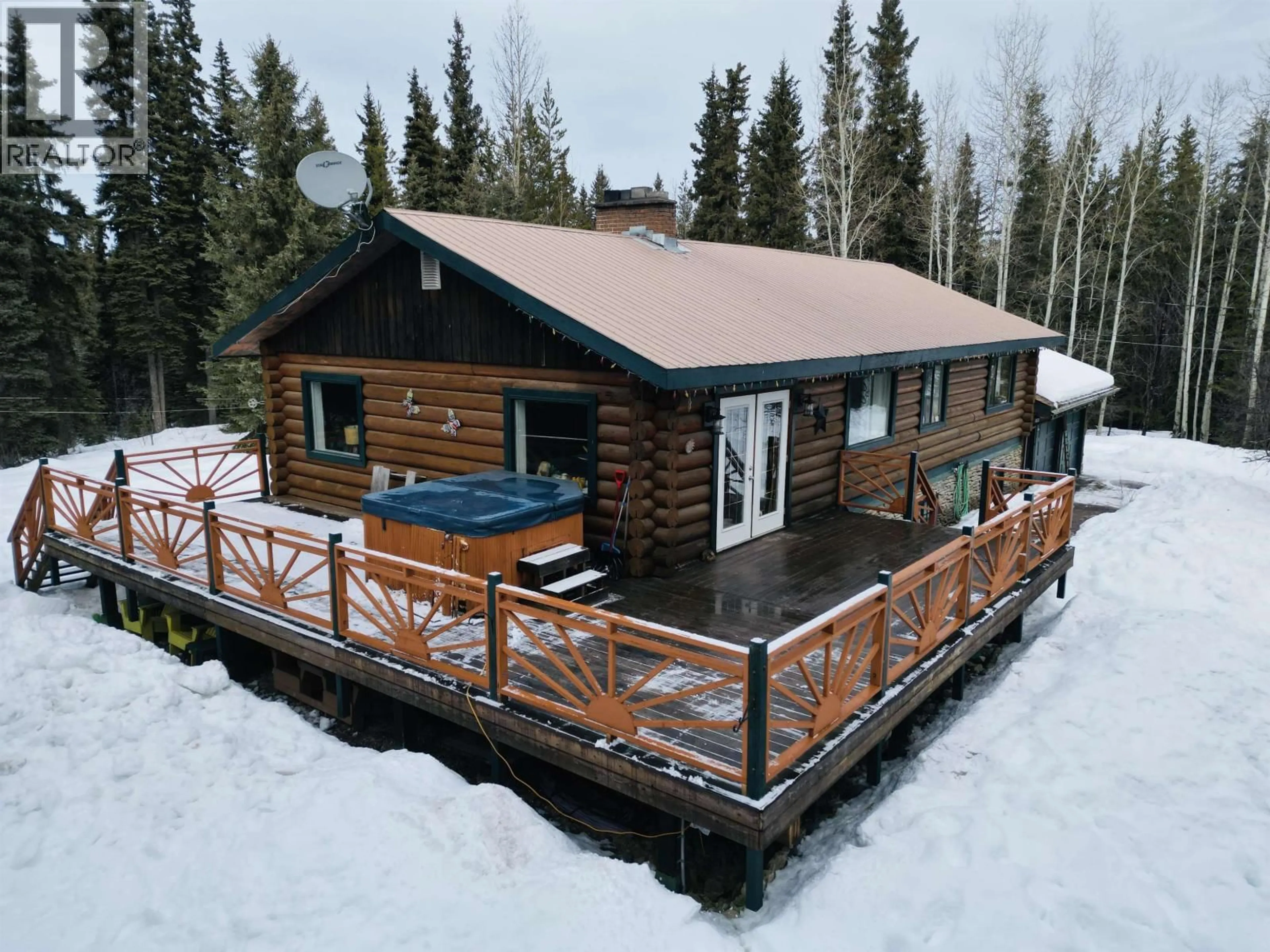 A pic from outside/outdoor area/front of a property/back of a property/a pic from drone, unknown for 9059 BALD HILL ROAD, Burns Lake British Columbia V0J1E2