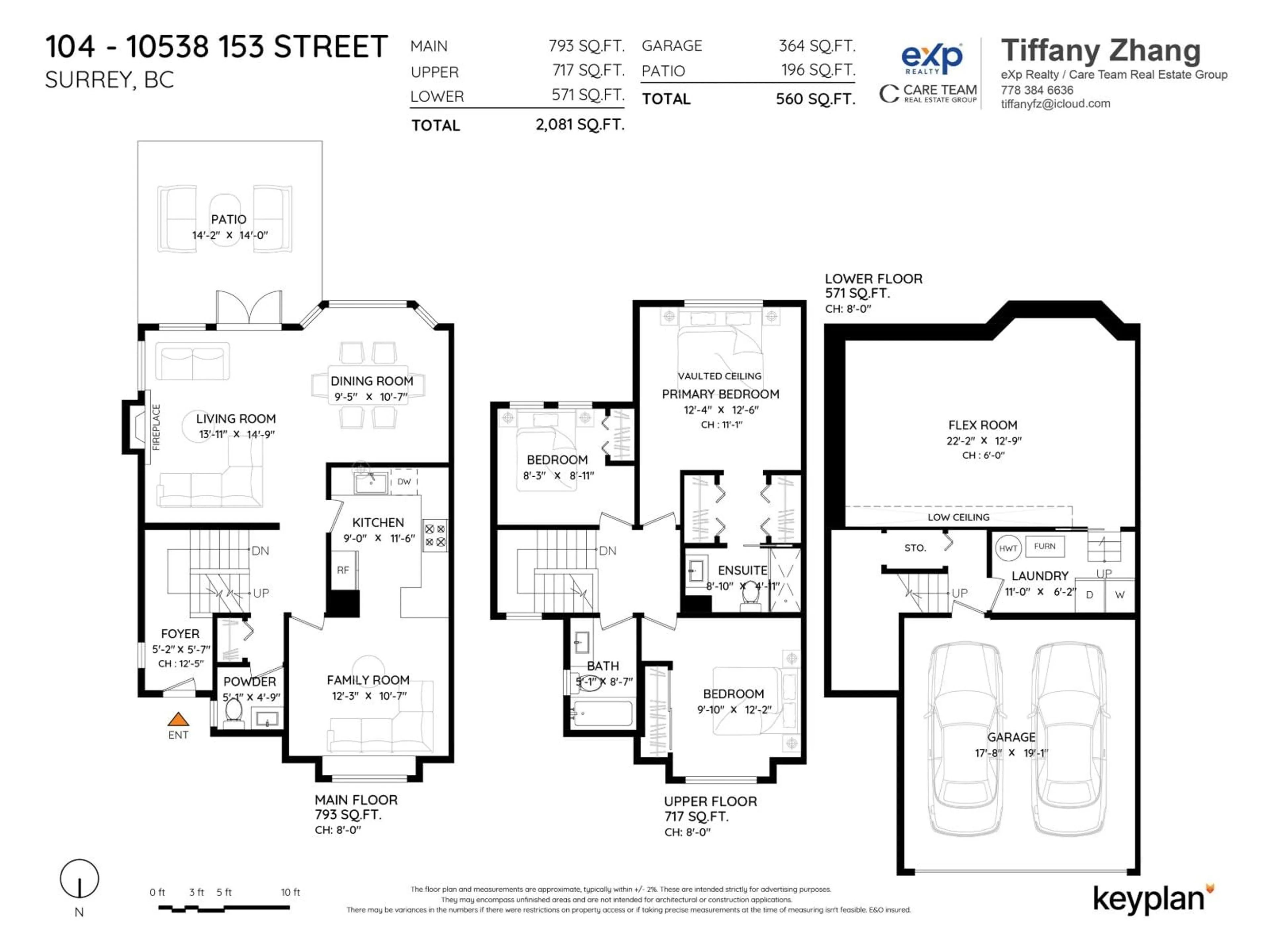 Floor plan for 104 - 10538 153 STREET, Surrey British Columbia V3R0G6