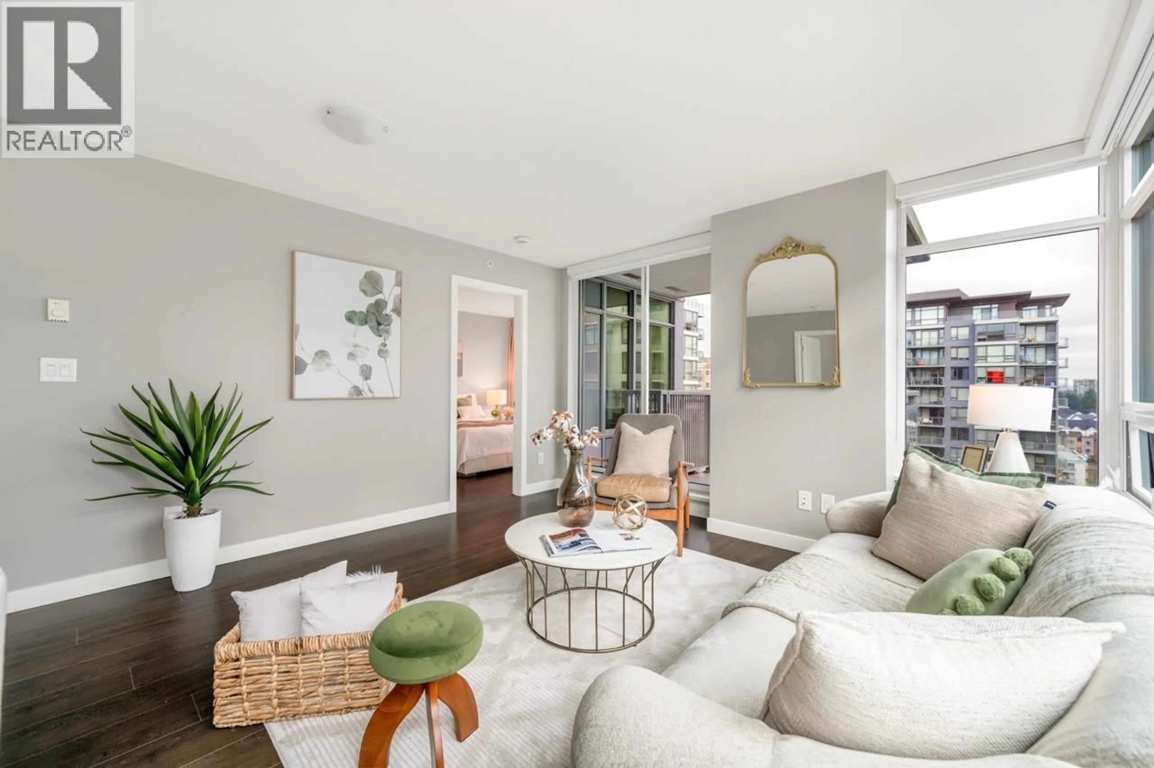 Living room with furniture, unknown for 1210 - 6188 NO. 3 ROAD, Richmond British Columbia V6Y0J3