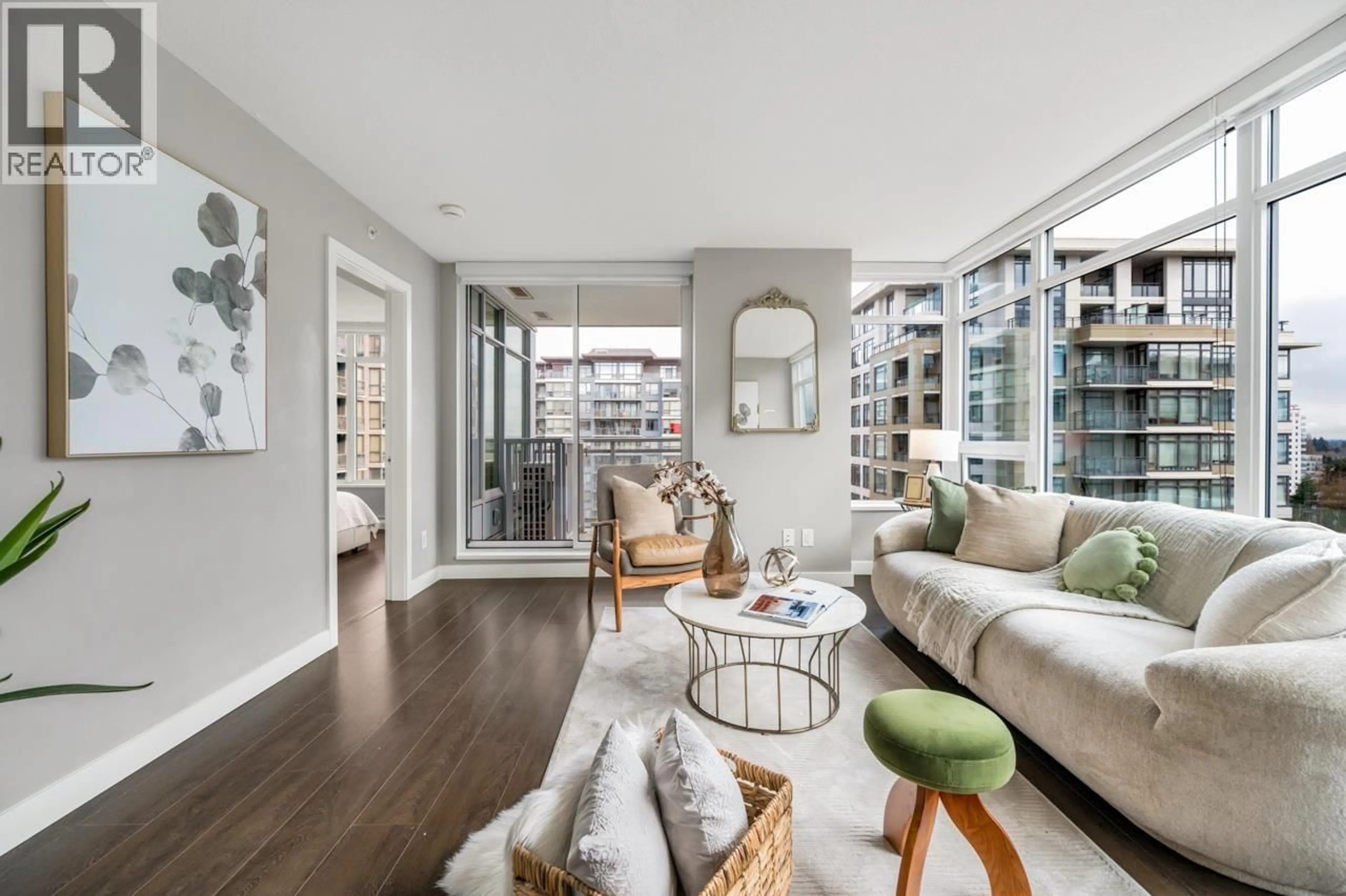 Living room with furniture, unknown for 1210 - 6188 NO. 3 ROAD, Richmond British Columbia V6Y0J3