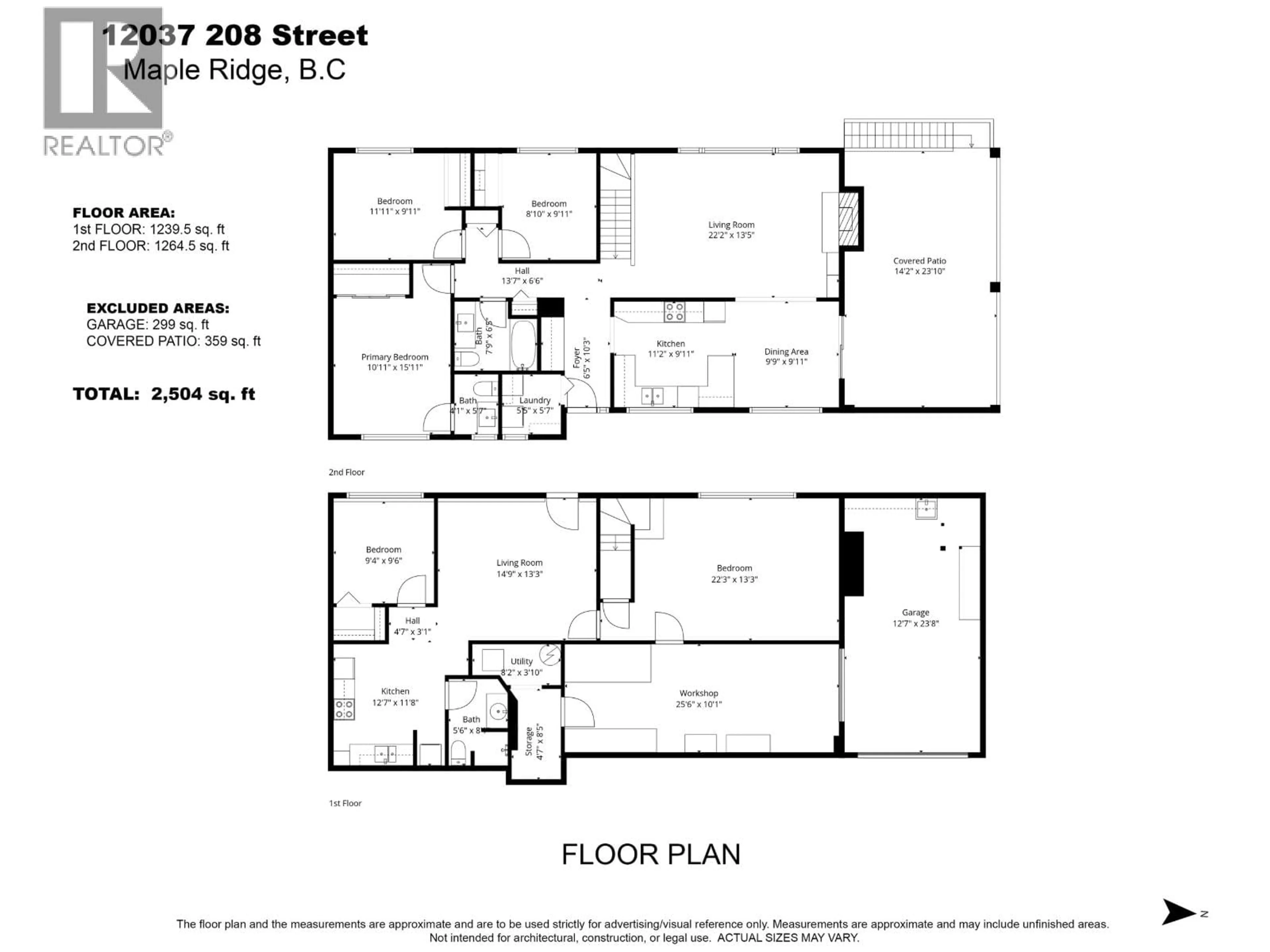 Floor plan for 12037 208 STREET, Maple Ridge British Columbia V2X4W9