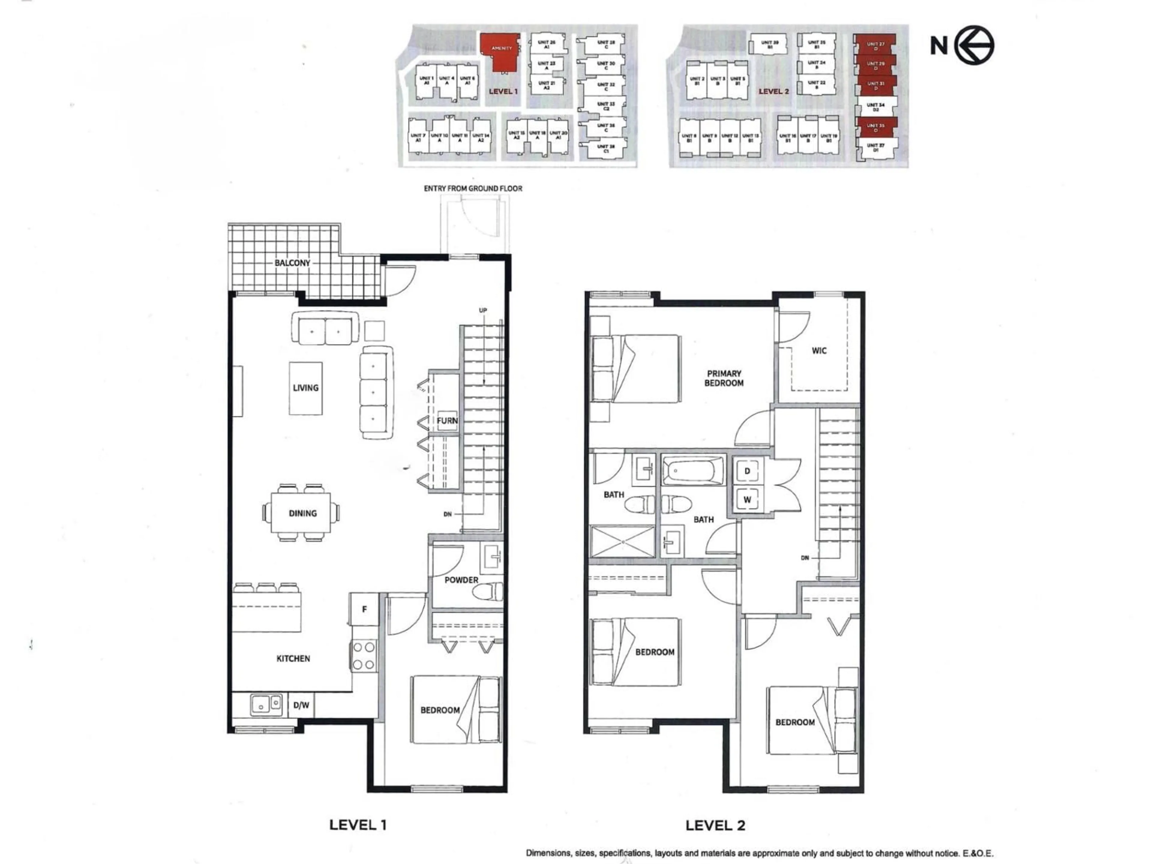 Floor plan for 31 - 18855 72 AVENUE, Surrey British Columbia V4N6X2