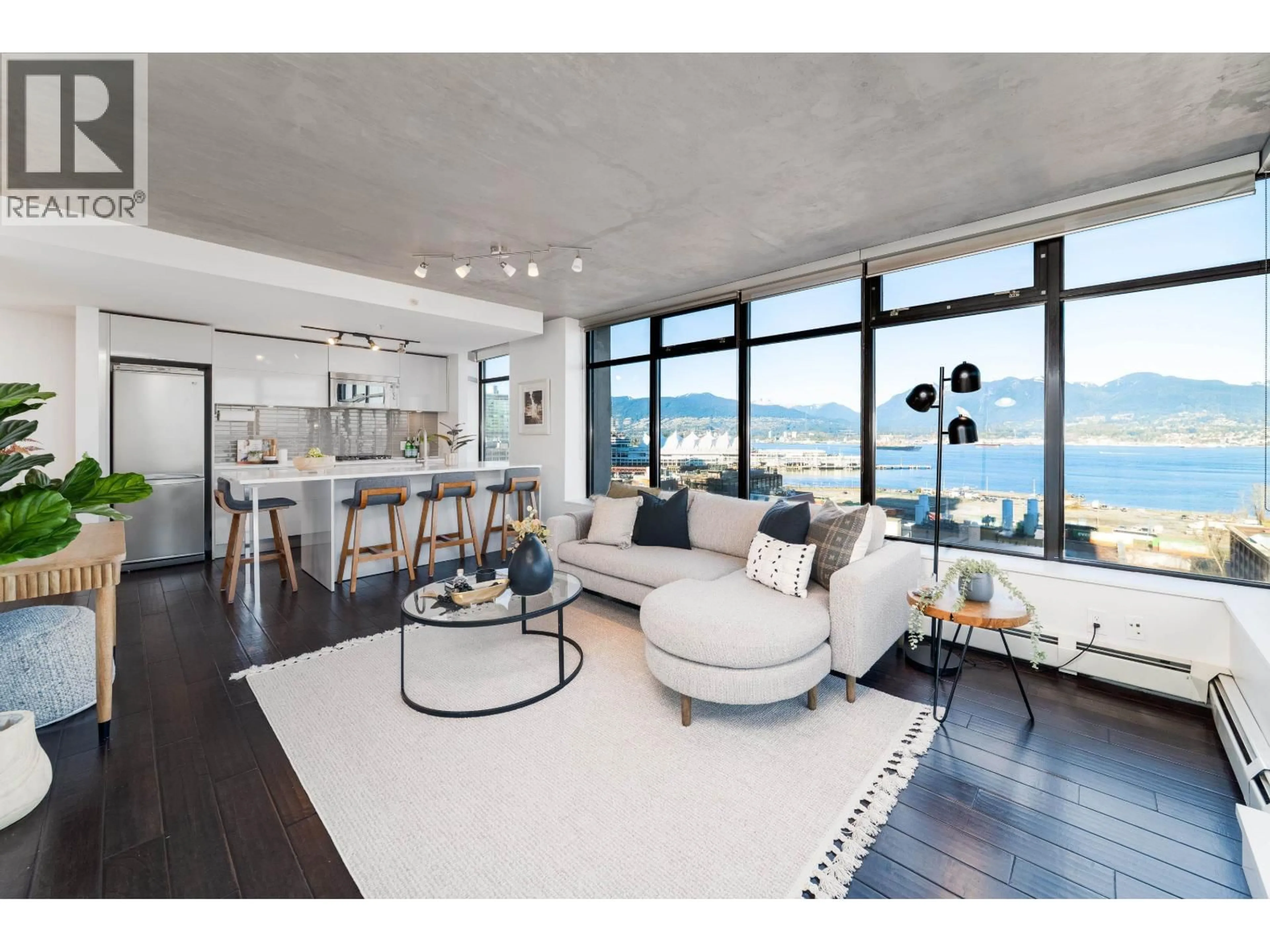 Living room with furniture, unknown for 1201 - 108 CORDOVA STREET, Vancouver British Columbia V6B0G5