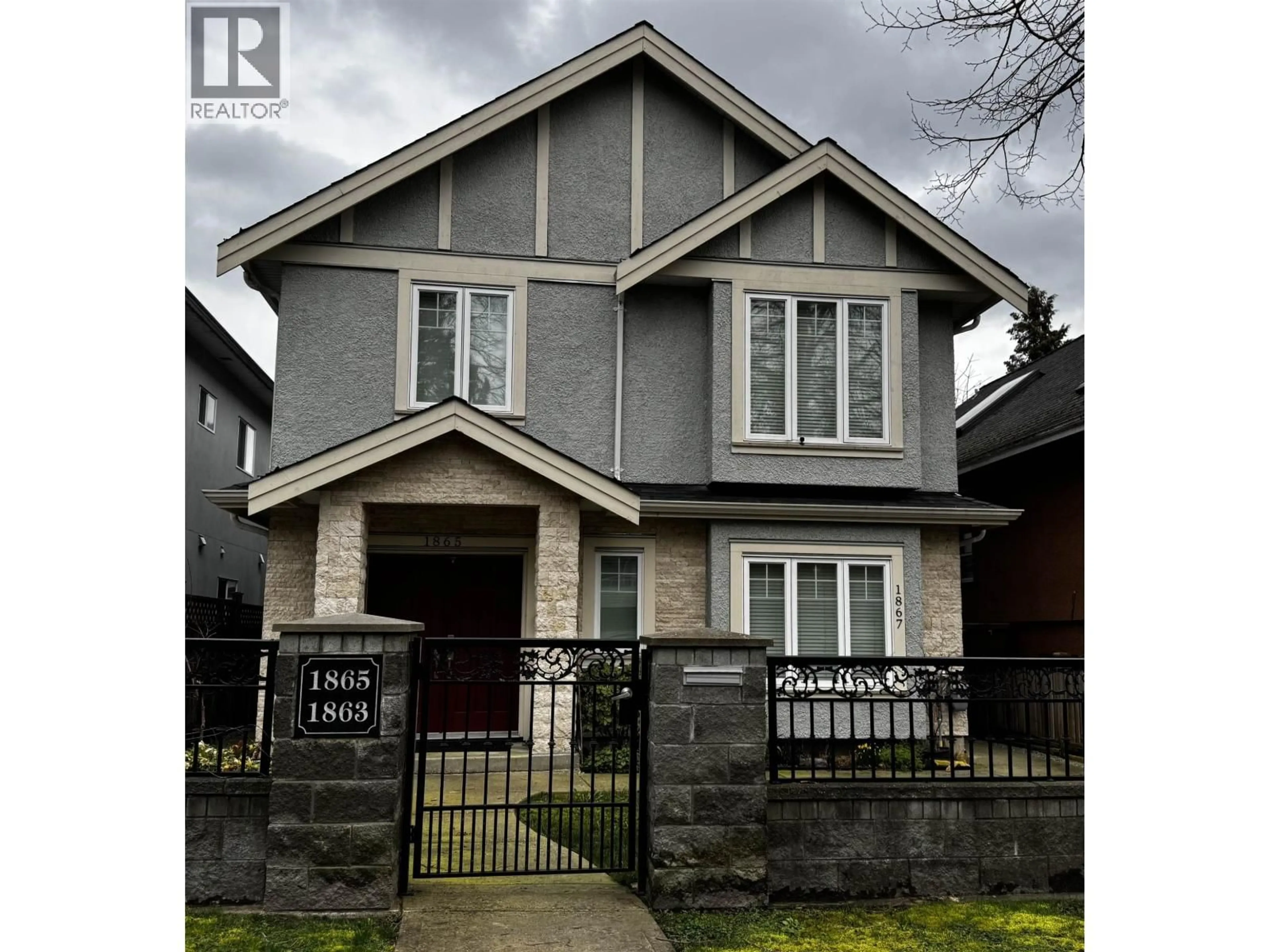 Home with brick exterior material, street for 1865 37TH AVENUE, Vancouver British Columbia V5P1E9
