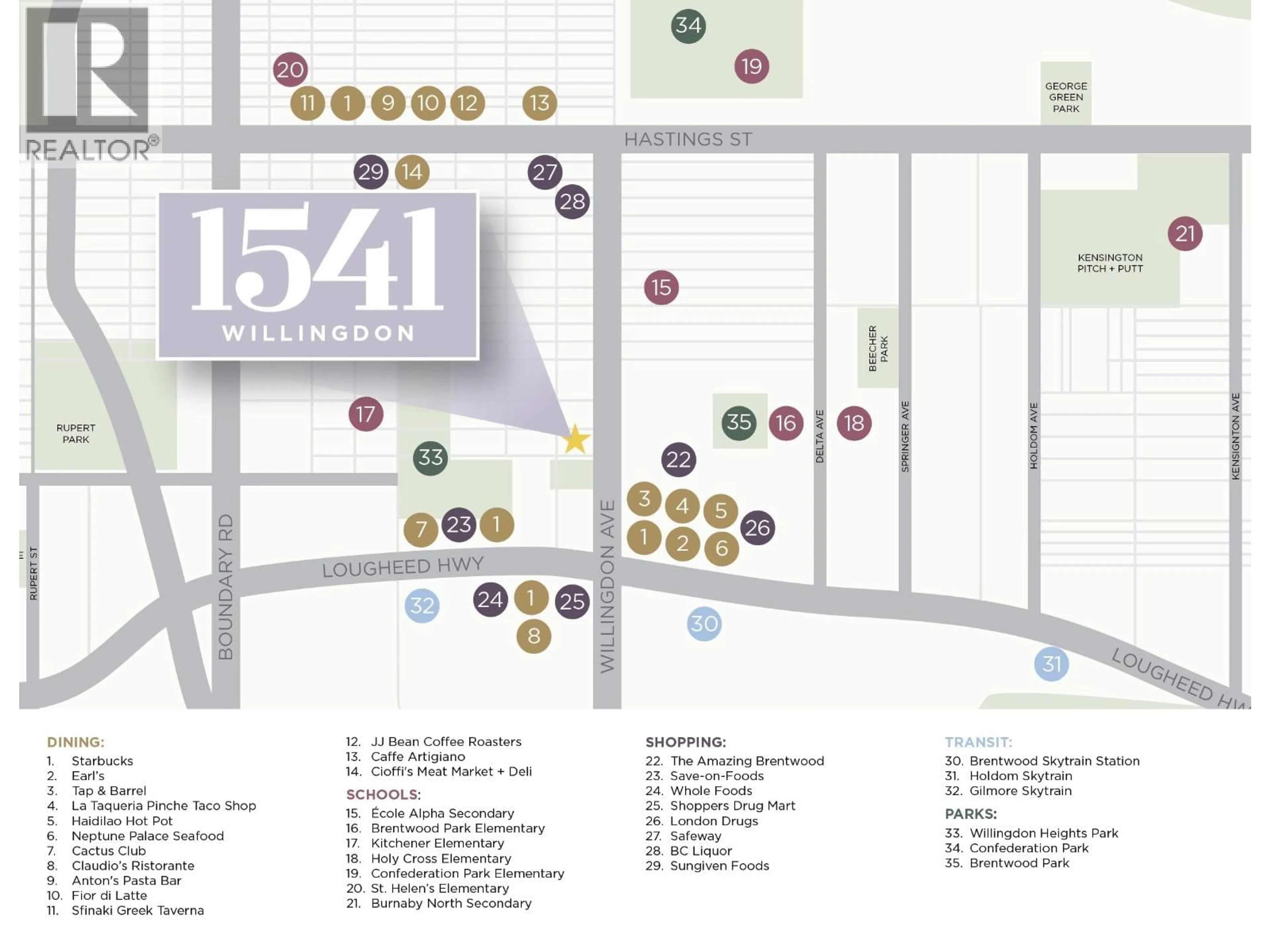 Floor plan for 3 - 1541 WILLINGDON AVENUE, Burnaby British Columbia V5C5H8