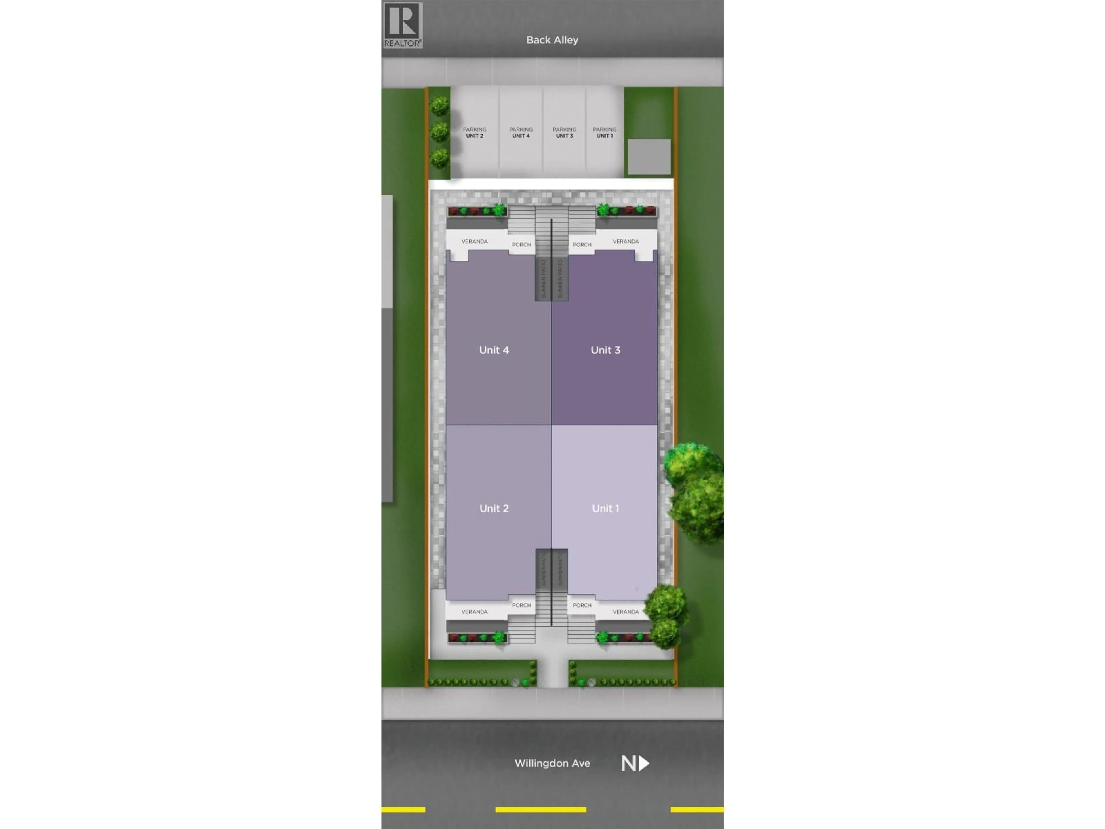 Floor plan for 4 - 1541 WILLINGDON AVENUE, Burnaby British Columbia V5C5H8