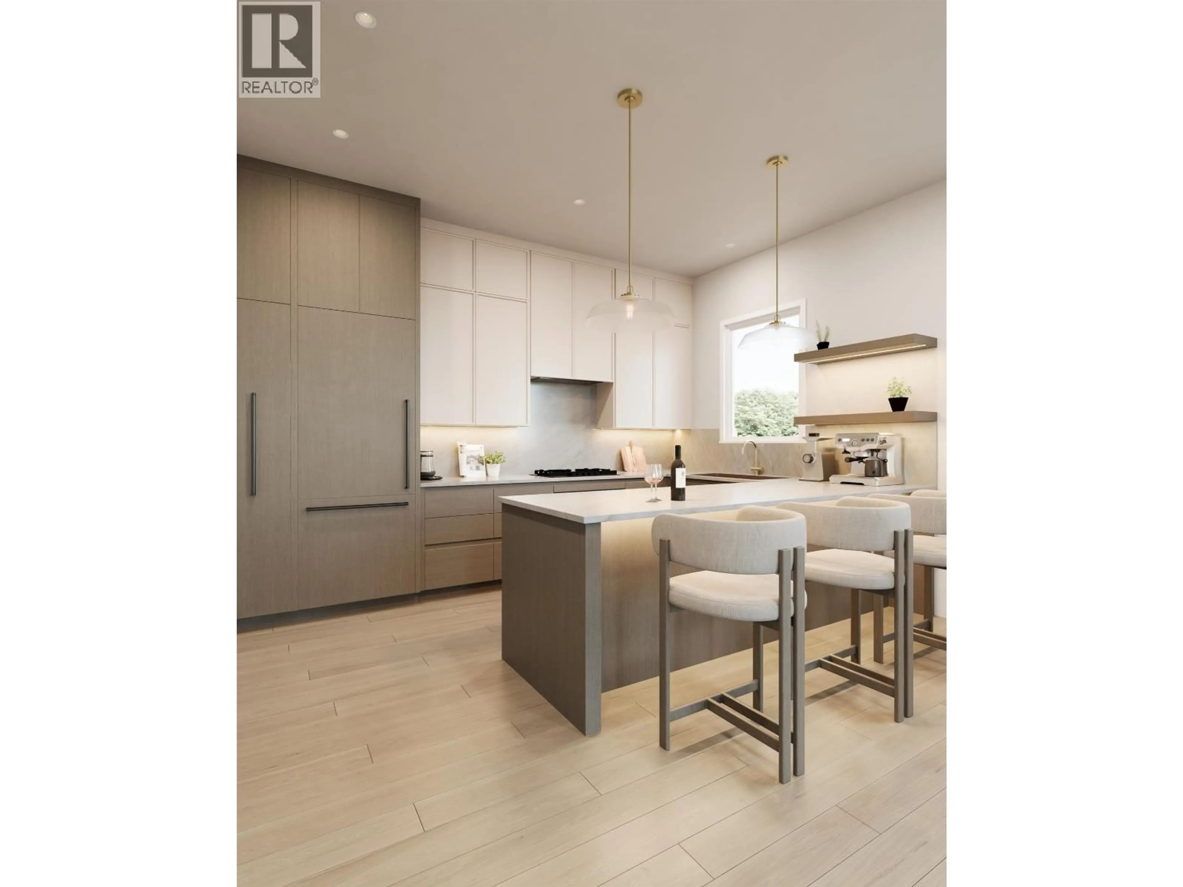 Open concept kitchen, ceramic/tile floor for 4 - 1541 WILLINGDON AVENUE, Burnaby British Columbia V5C5H8