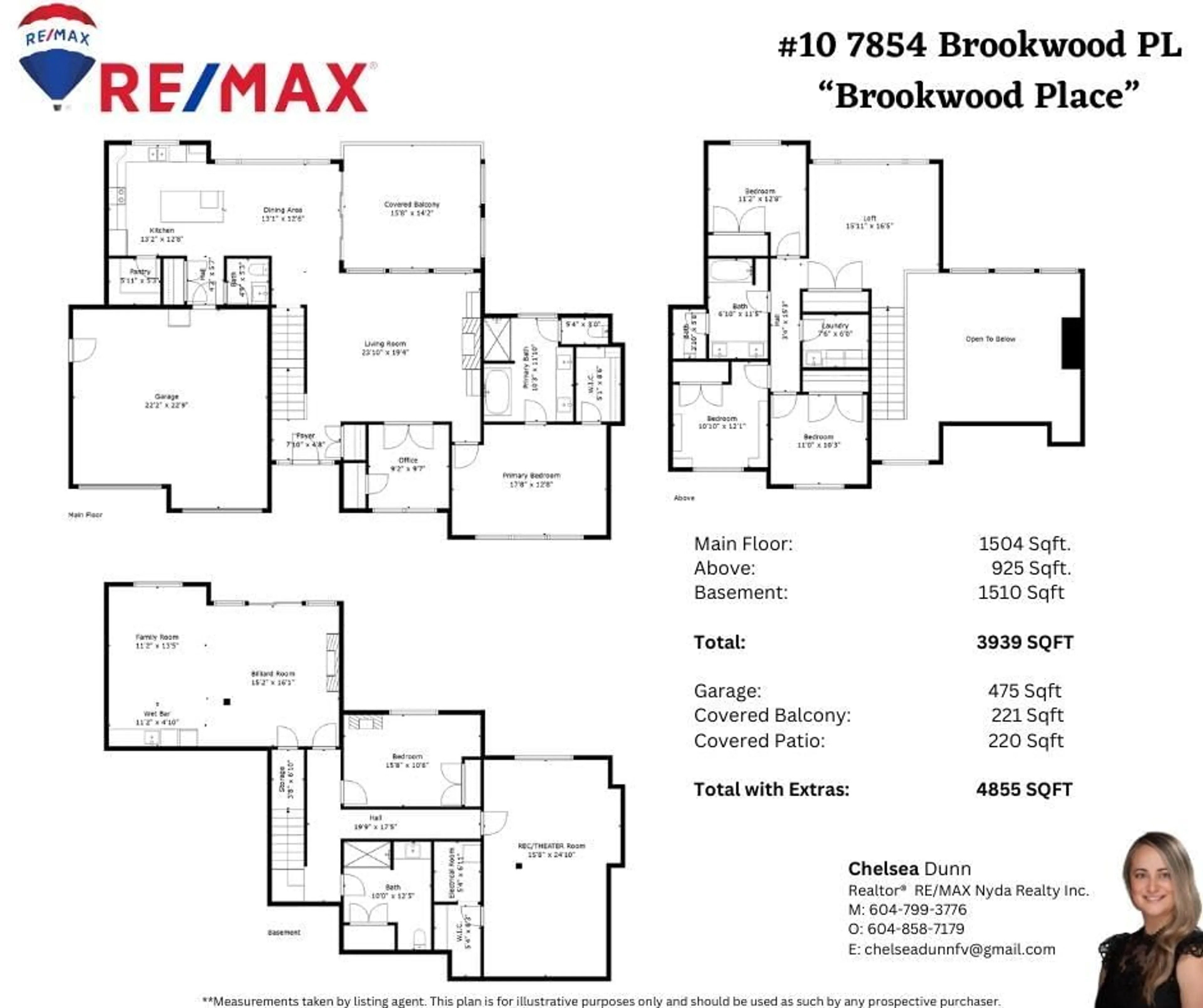 Floor plan for 10 - 7854 BROOKWOOD PLACE, Chilliwack British Columbia V4Z0A1