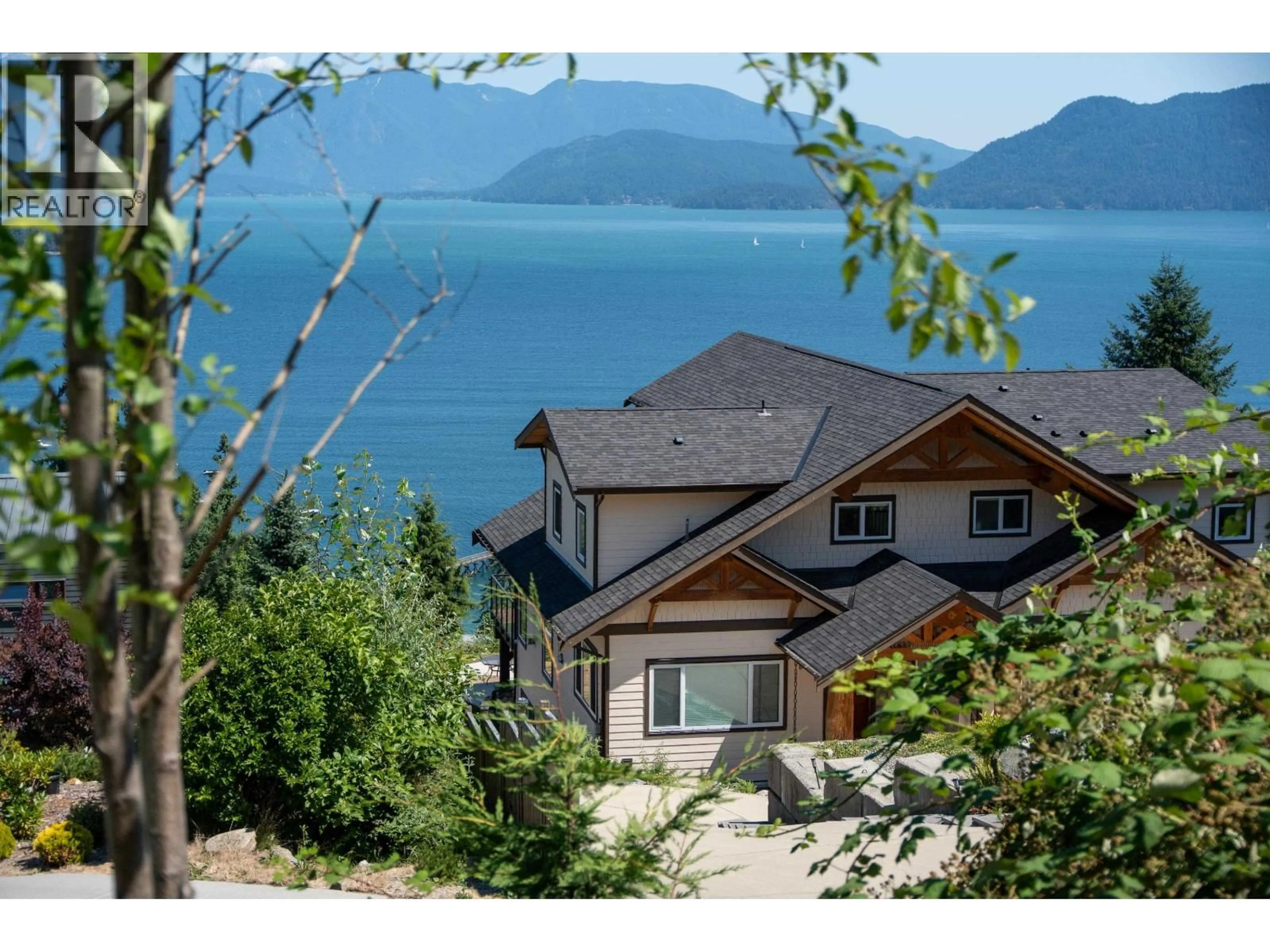 A pic from outside/outdoor area/front of a property/back of a property/a pic from drone, water/lake/river/ocean view for 1246 ST ANDREWS ROAD, Gibsons British Columbia V0N1V1