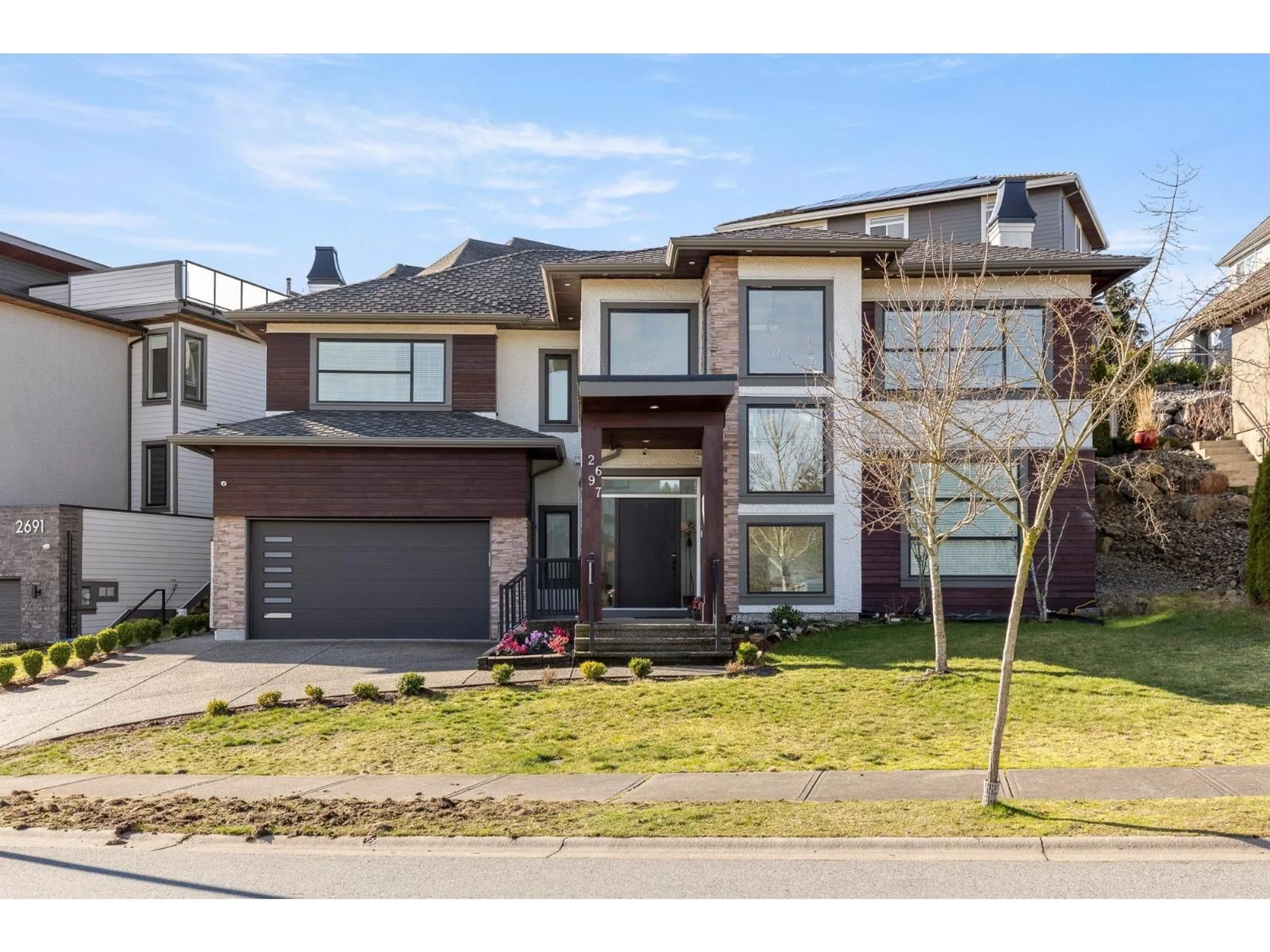 Home with brick exterior material, street for 2697 AQUILA DRIVE, Abbotsford British Columbia V3G0C7