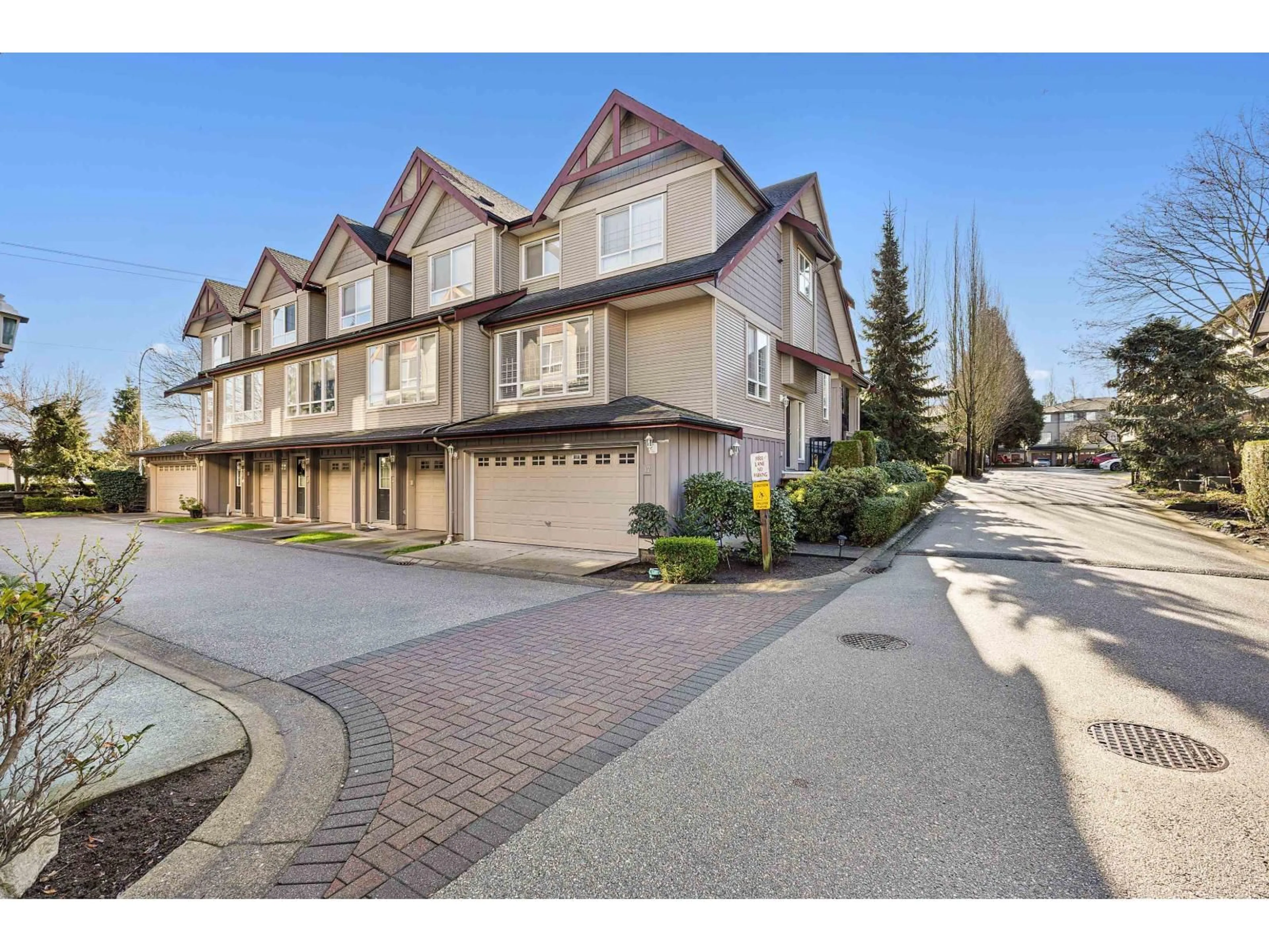 A pic from outside/outdoor area/front of a property/back of a property/a pic from drone, street for 17 - 16772 61 AVENUE, Surrey British Columbia V3S4P2