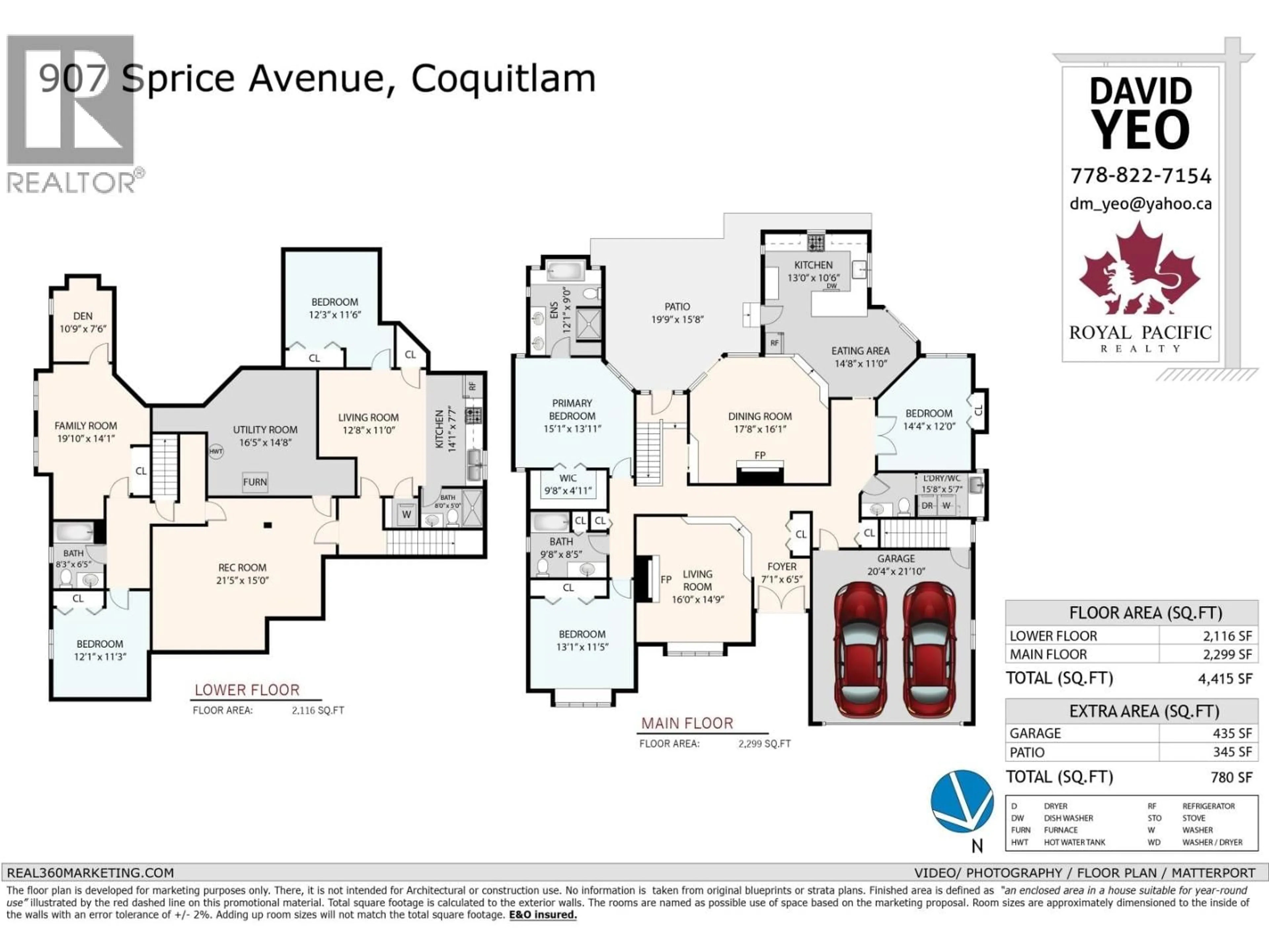 Floor plan for 907 SPRICE AVENUE, Coquitlam British Columbia V3J7M2