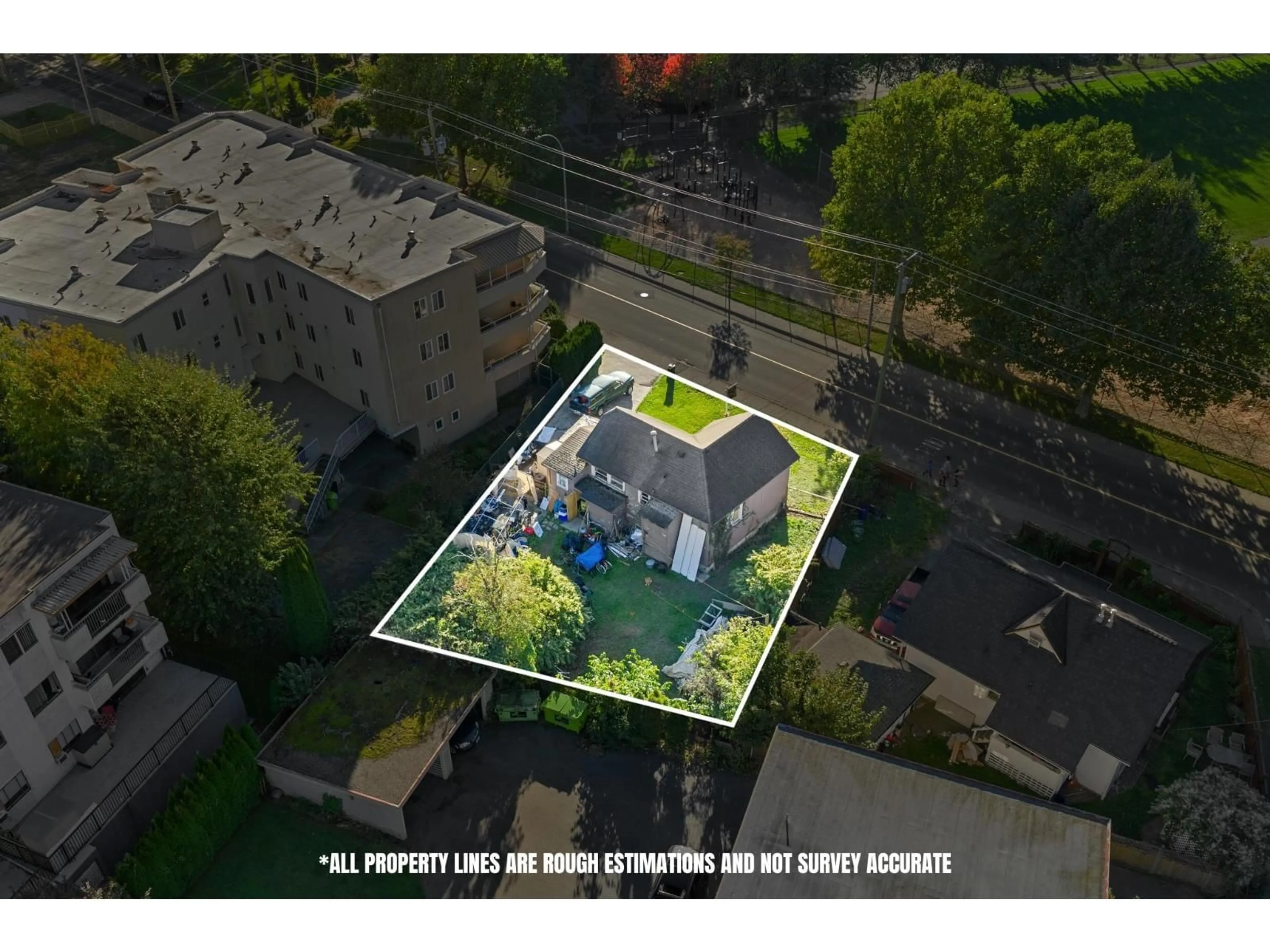 A pic from outside/outdoor area/front of a property/back of a property/a pic from drone, street for 9430 YOUNG ROAD, Chilliwack British Columbia V2P4S5