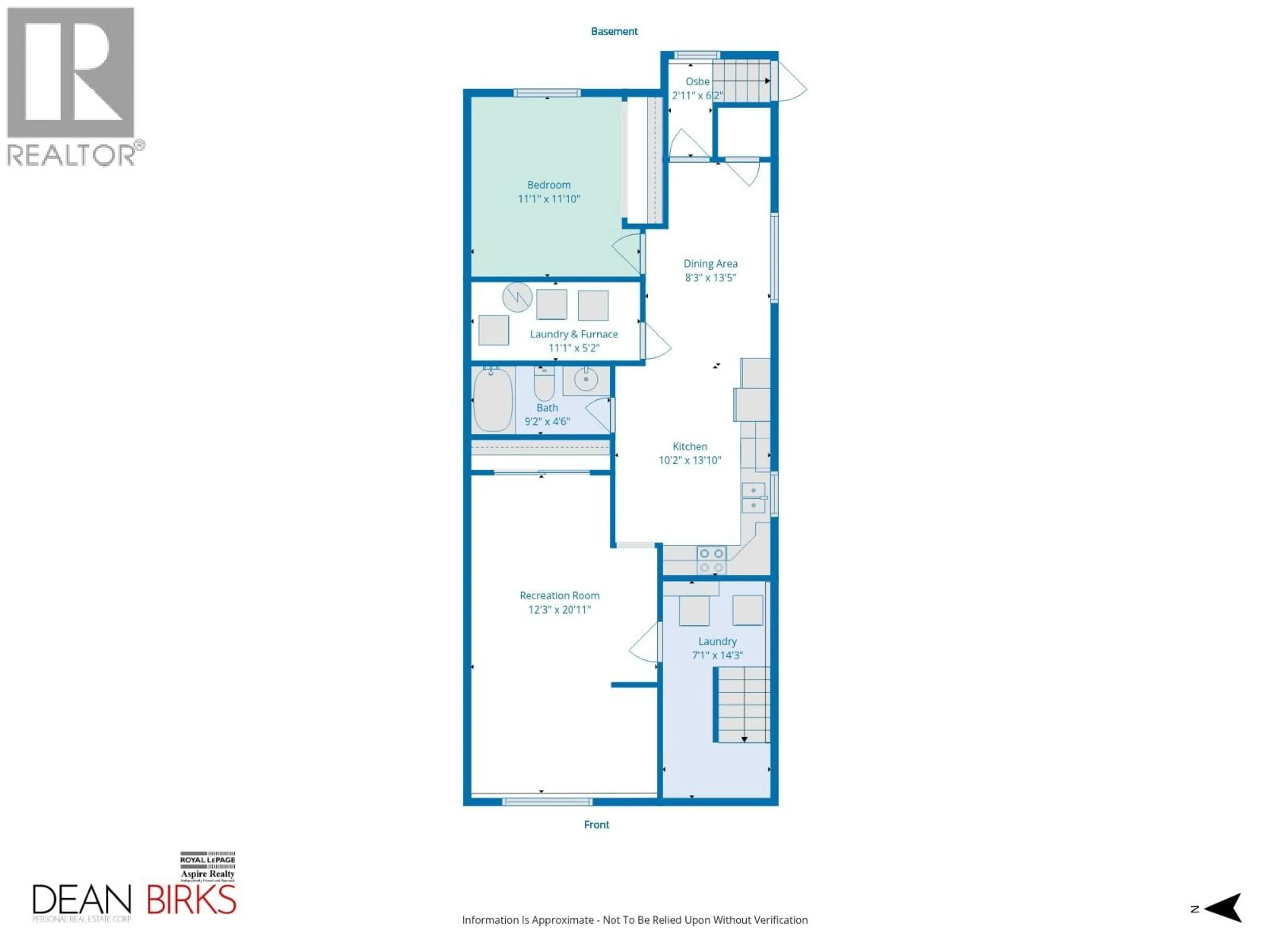Floor plan for 6658 DAKELH, Prince George British Columbia V2N4R1