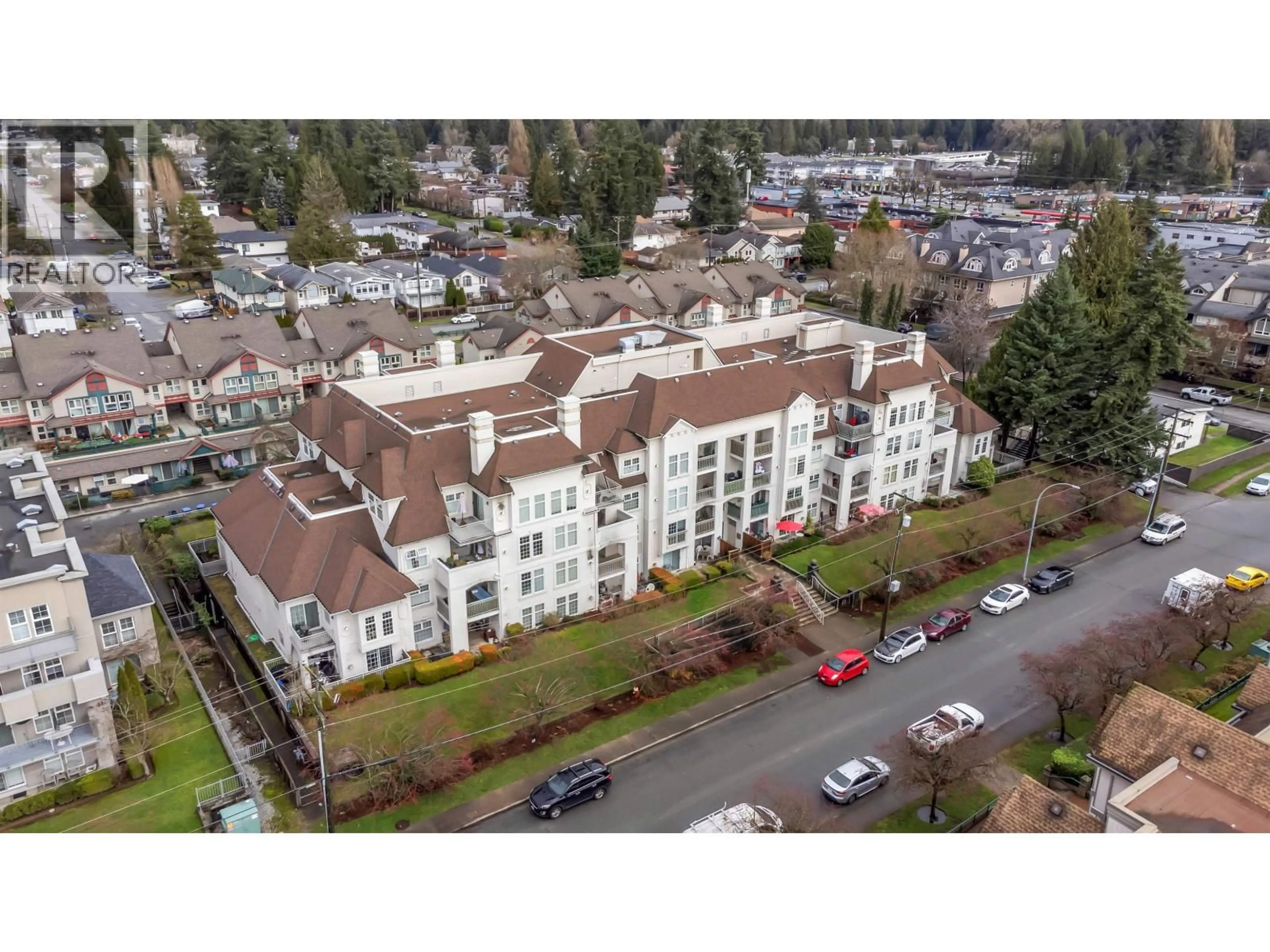 A pic from outside/outdoor area/front of a property/back of a property/a pic from drone, mountain view for 301 - 1655 GRANT AVENUE, Port Coquitlam British Columbia V3B7V1
