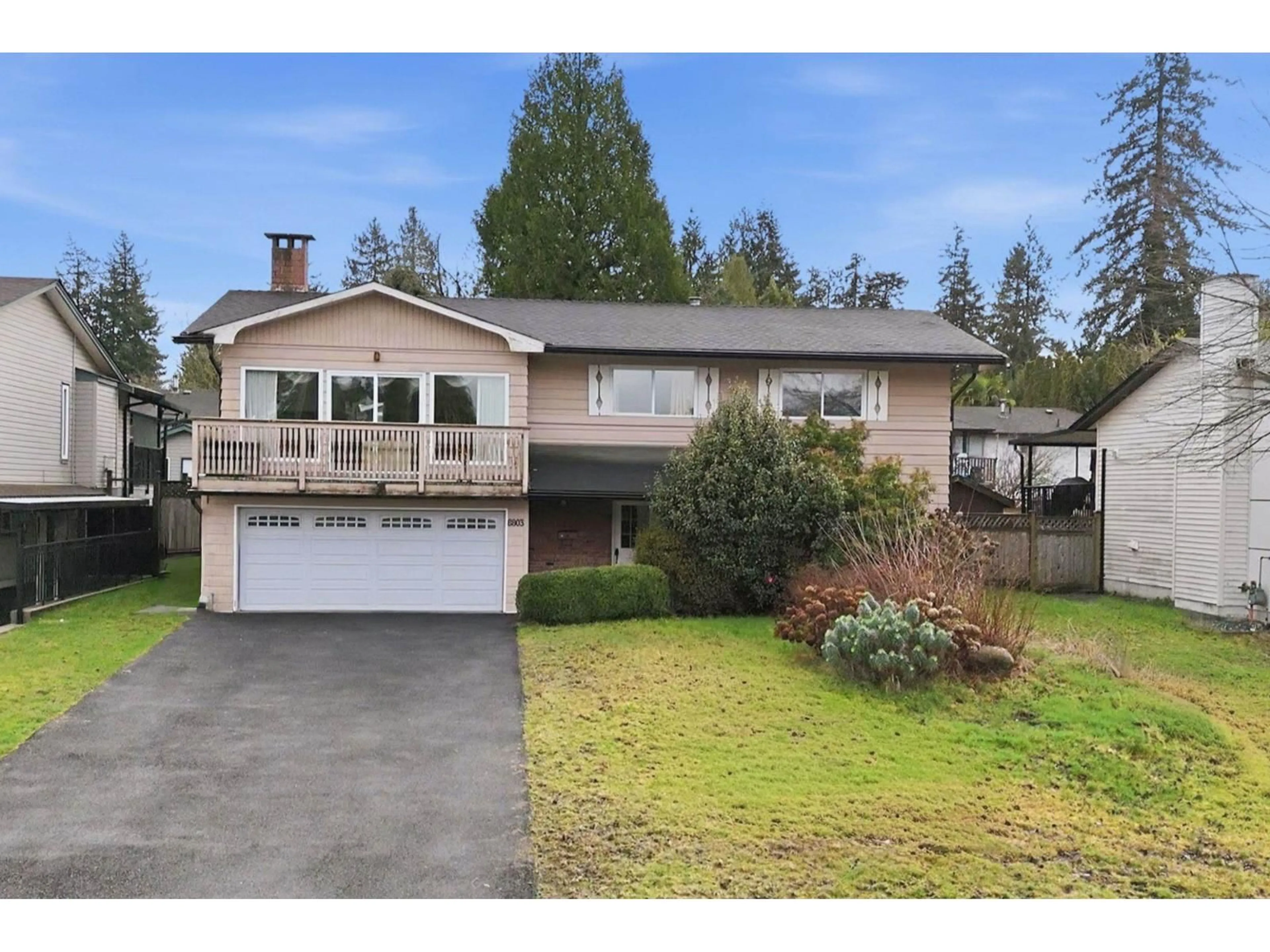 Home with vinyl exterior material, street for 8803 DELWOOD DRIVE, Delta British Columbia V4C4A1