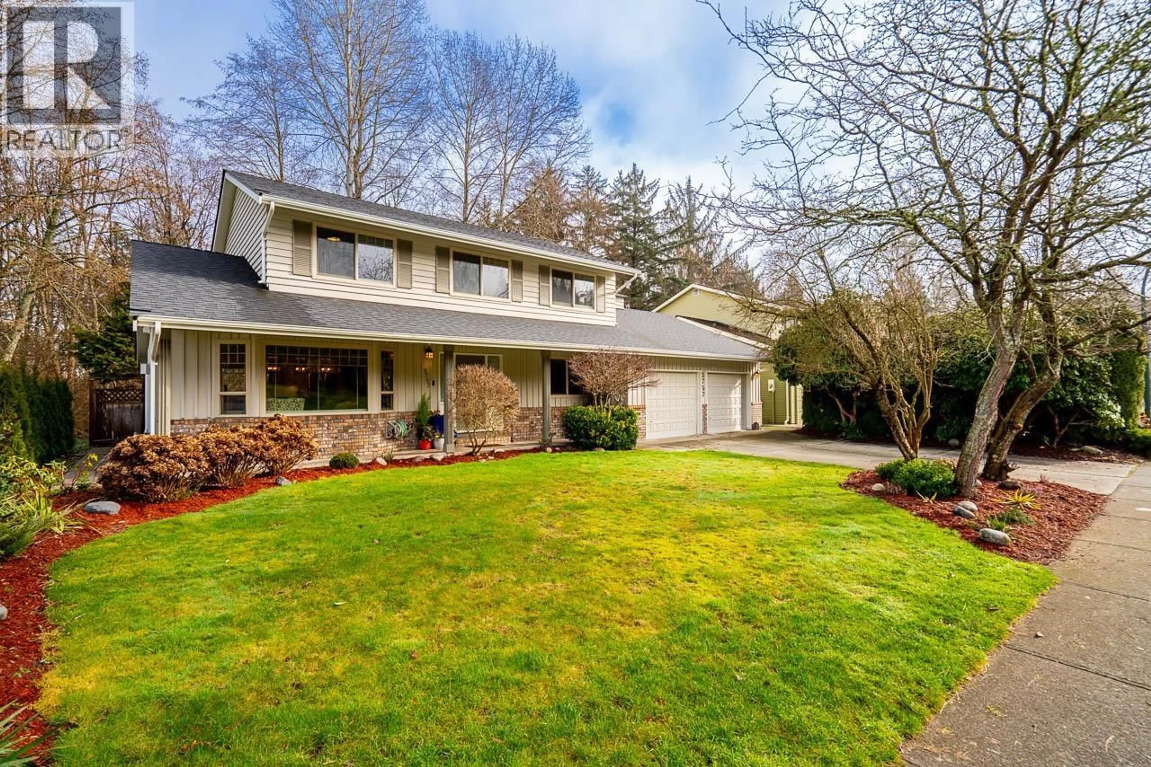 Home with vinyl exterior material, street for 5757 TIMBERVALLEY ROAD, Delta British Columbia V4L2H8