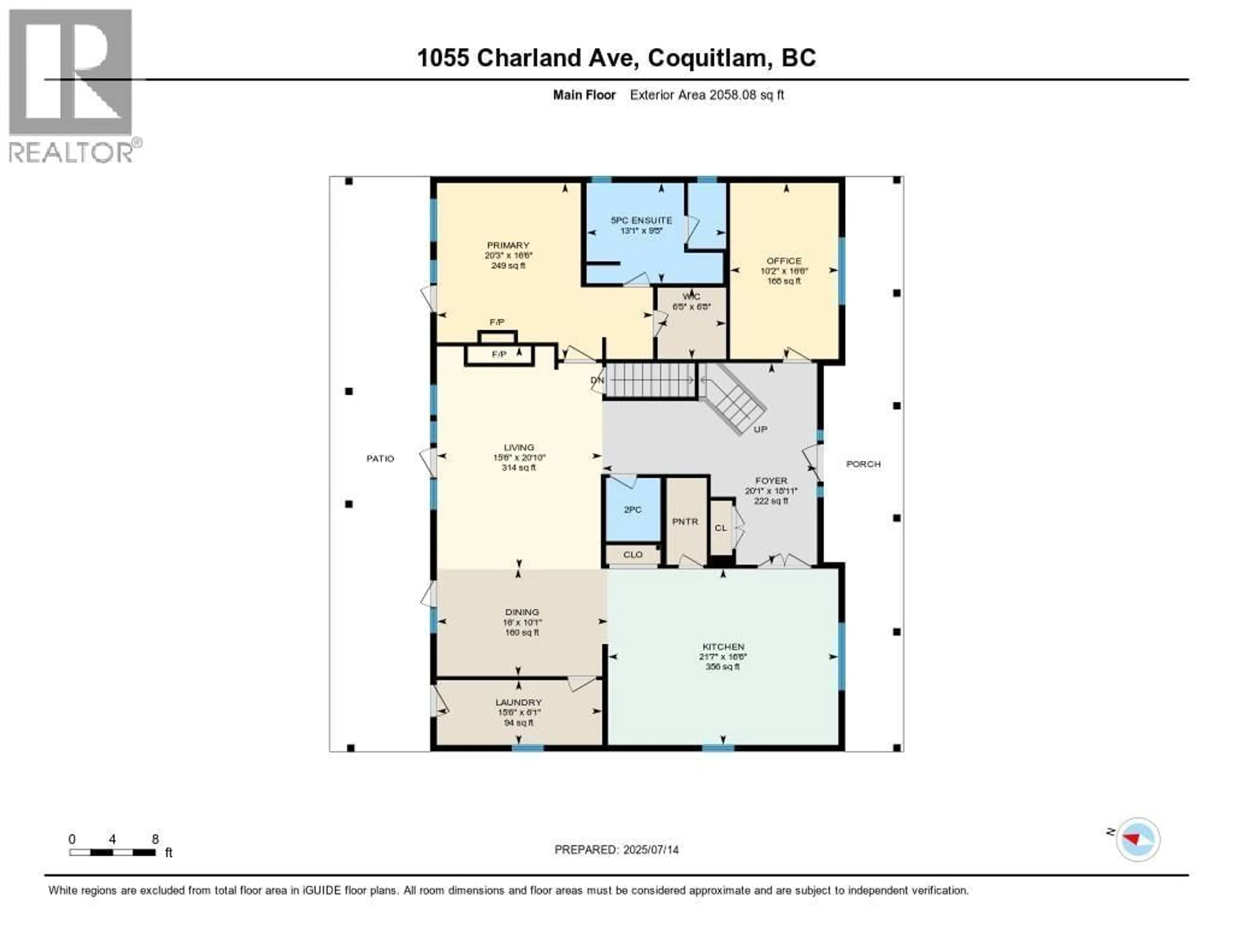 Floor plan for 1055 CHARLAND AVENUE, Coquitlam British Columbia V3K3K8