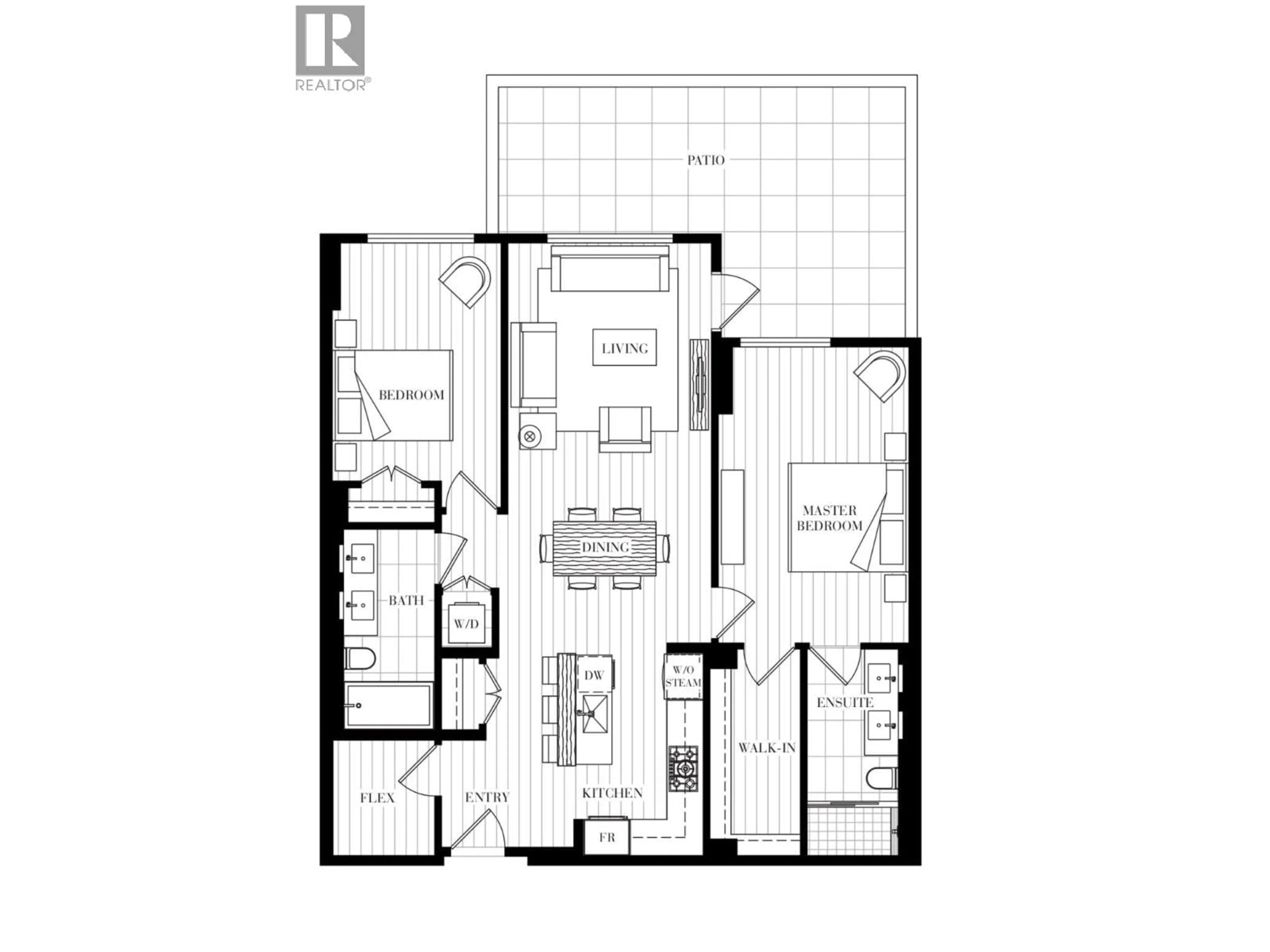 Floor plan for 105 - 7428 ALBERTA STREET, Vancouver British Columbia V5X0J5