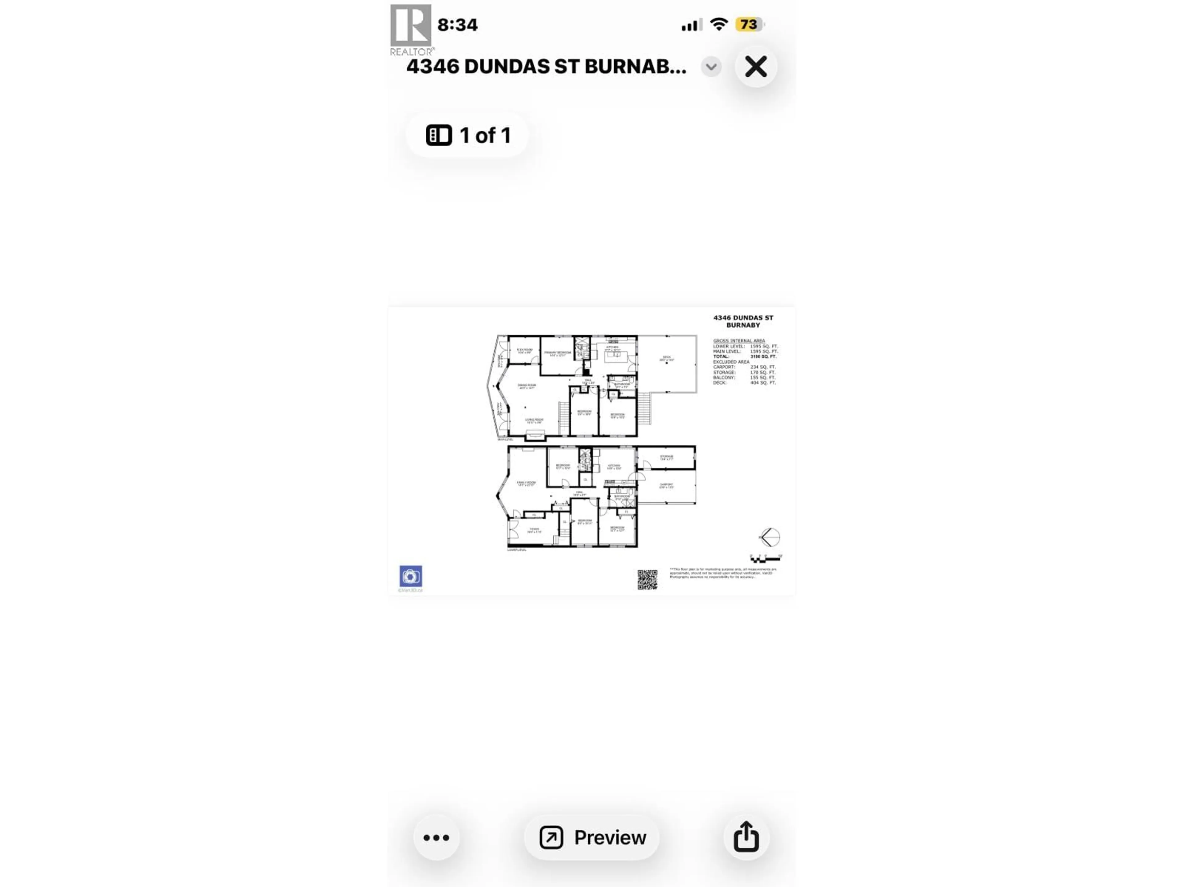 Floor plan for 4346 DUNDAS STREET, Burnaby British Columbia V5C1B3