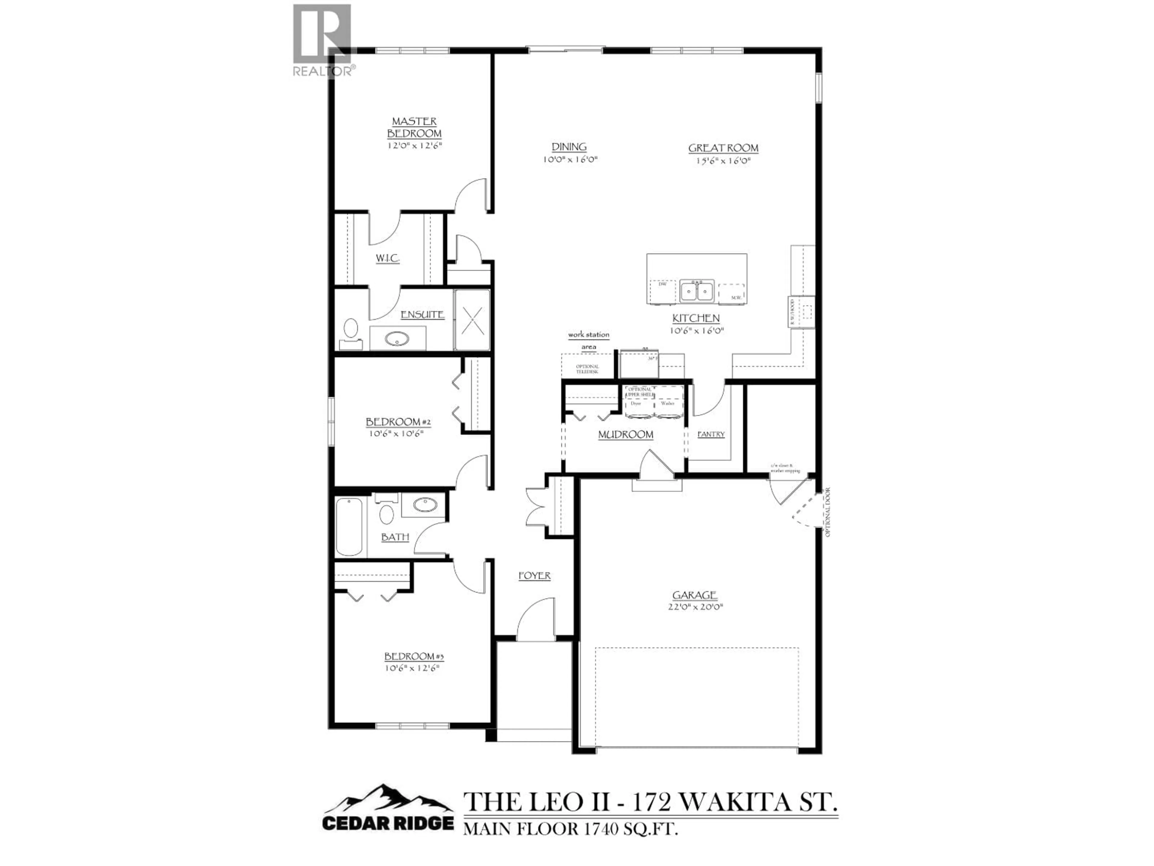 Floor plan for 172 WAKITA STREET, Kitimat British Columbia V8C0B7