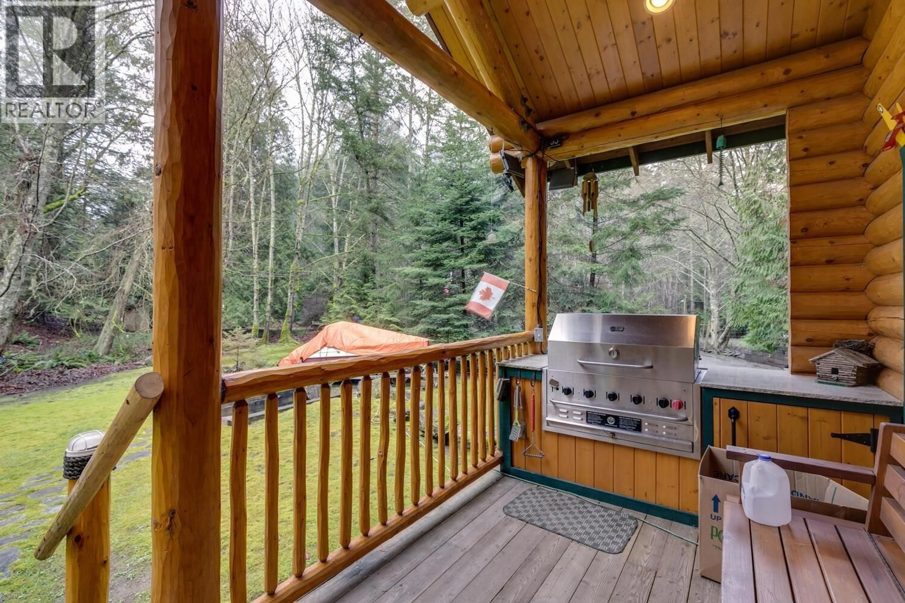 Patio, forest/trees view for 274 MERRYMAN DRIVE, Mayne Island British Columbia V0N2J2