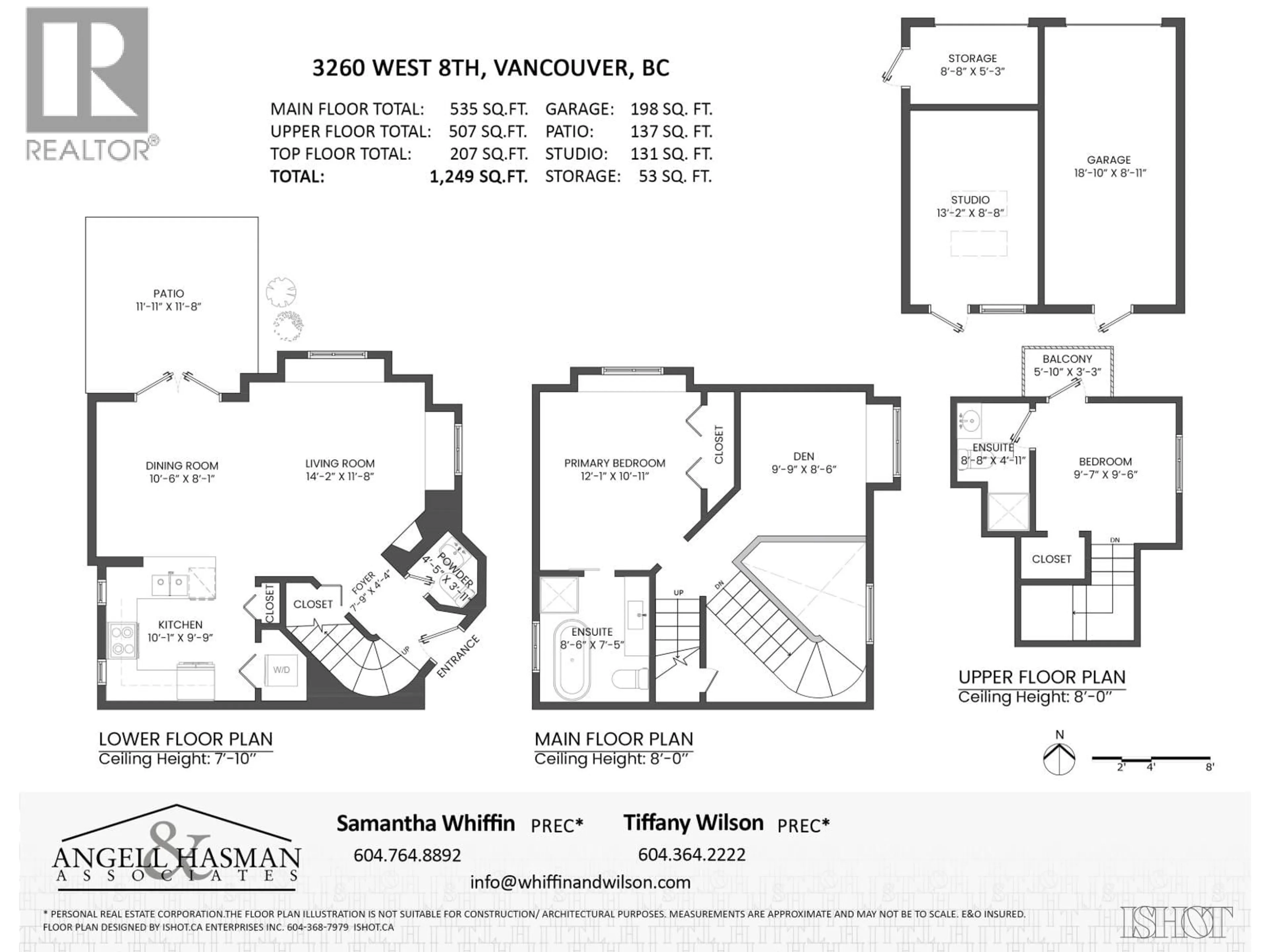 Floor plan for 3260 8TH AVENUE, Vancouver British Columbia V6K2C5