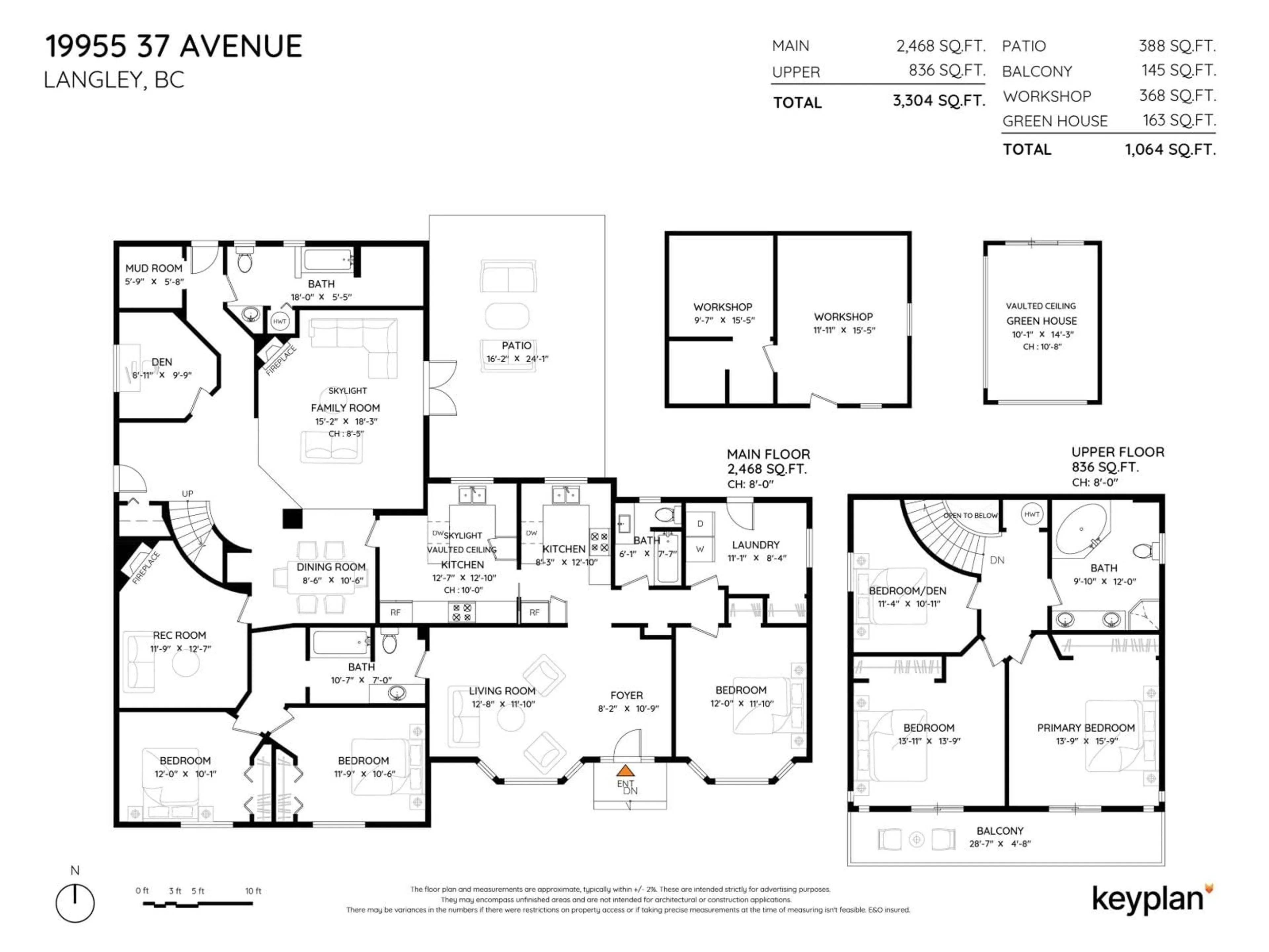 Floor plan for 19955 37 AVENUE, Langley British Columbia V3A2S4