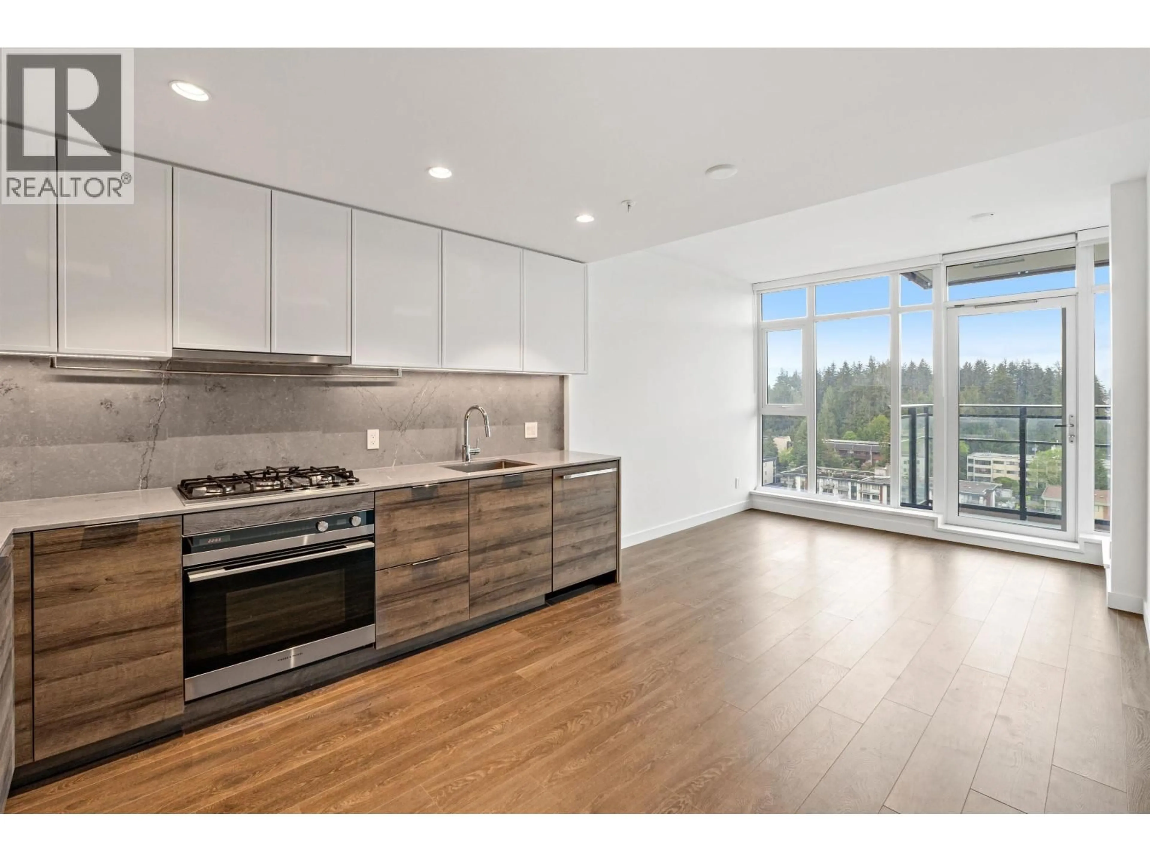 Open concept kitchen, wood/laminate floor for 1008 - 1045 AUSTIN AVENUE, Coquitlam British Columbia V3K0G9
