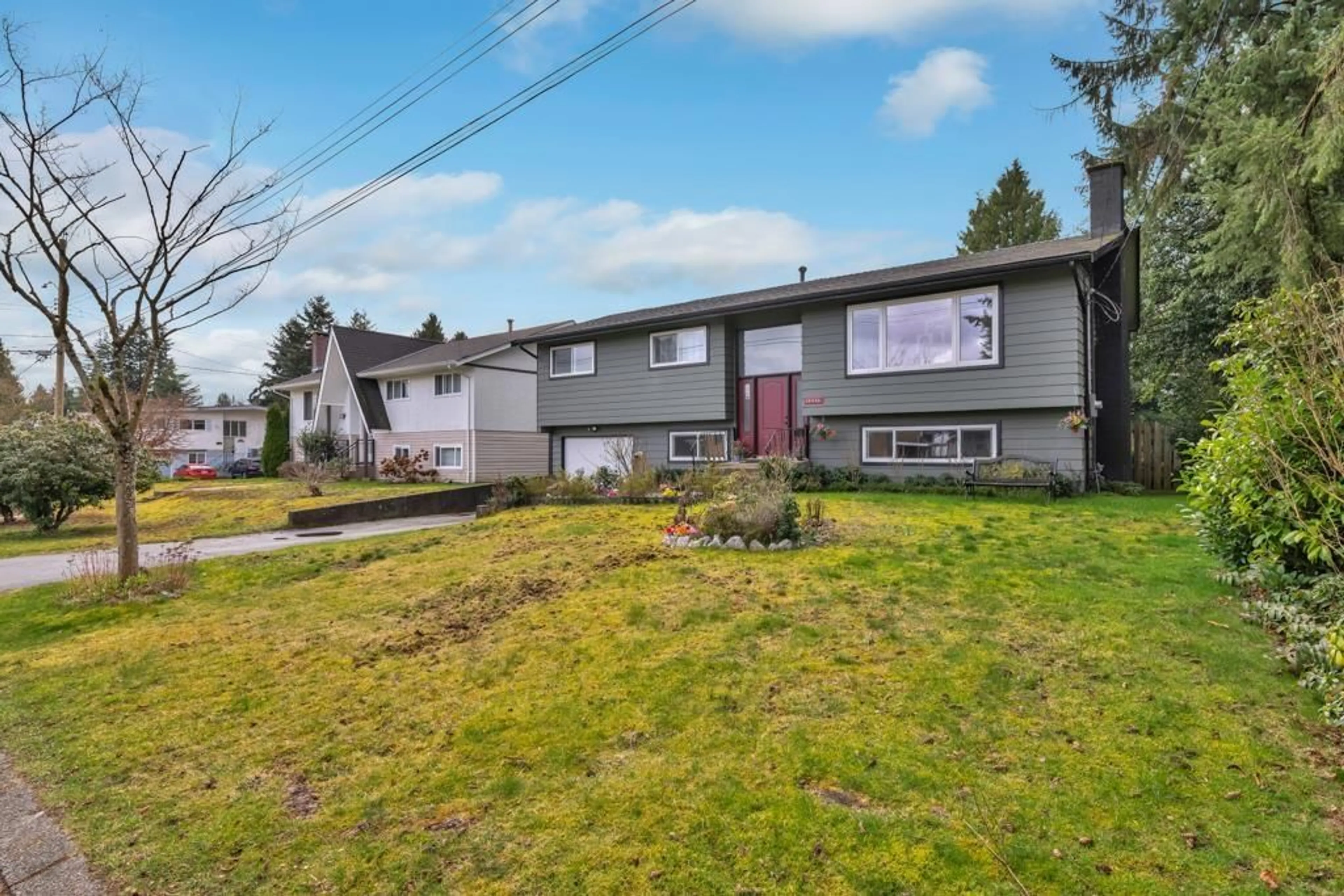 A pic from outside/outdoor area/front of a property/back of a property/a pic from drone, street for 14486 109 AVENUE, Surrey British Columbia V3R1Y1