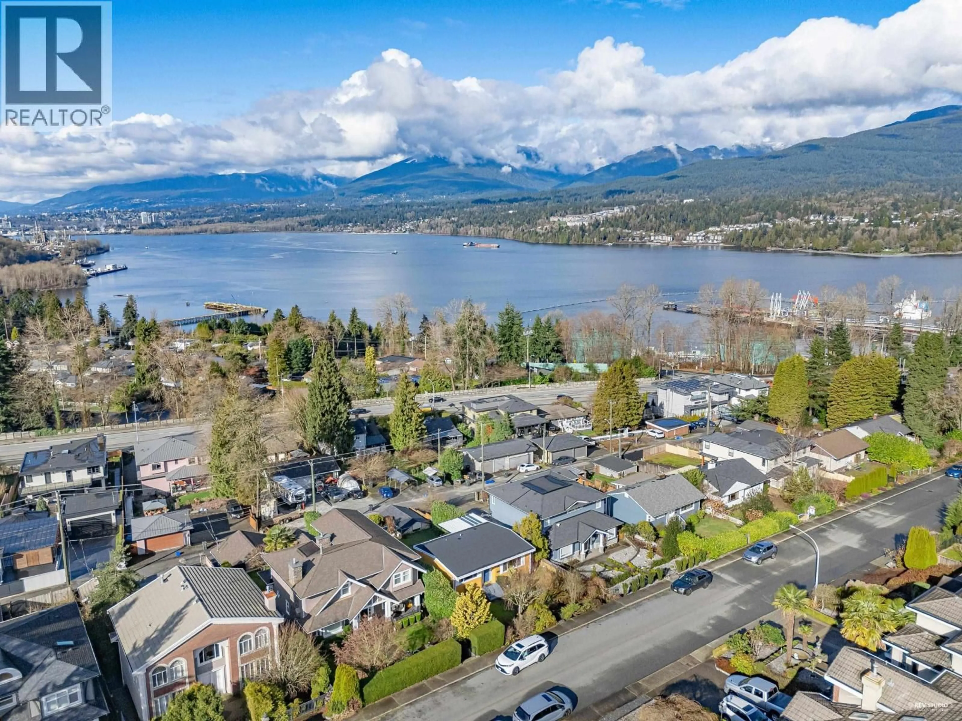 A pic from outside/outdoor area/front of a property/back of a property/a pic from drone, water/lake/river/ocean view for 7247 BARNET ROAD, Burnaby British Columbia V5A1E3
