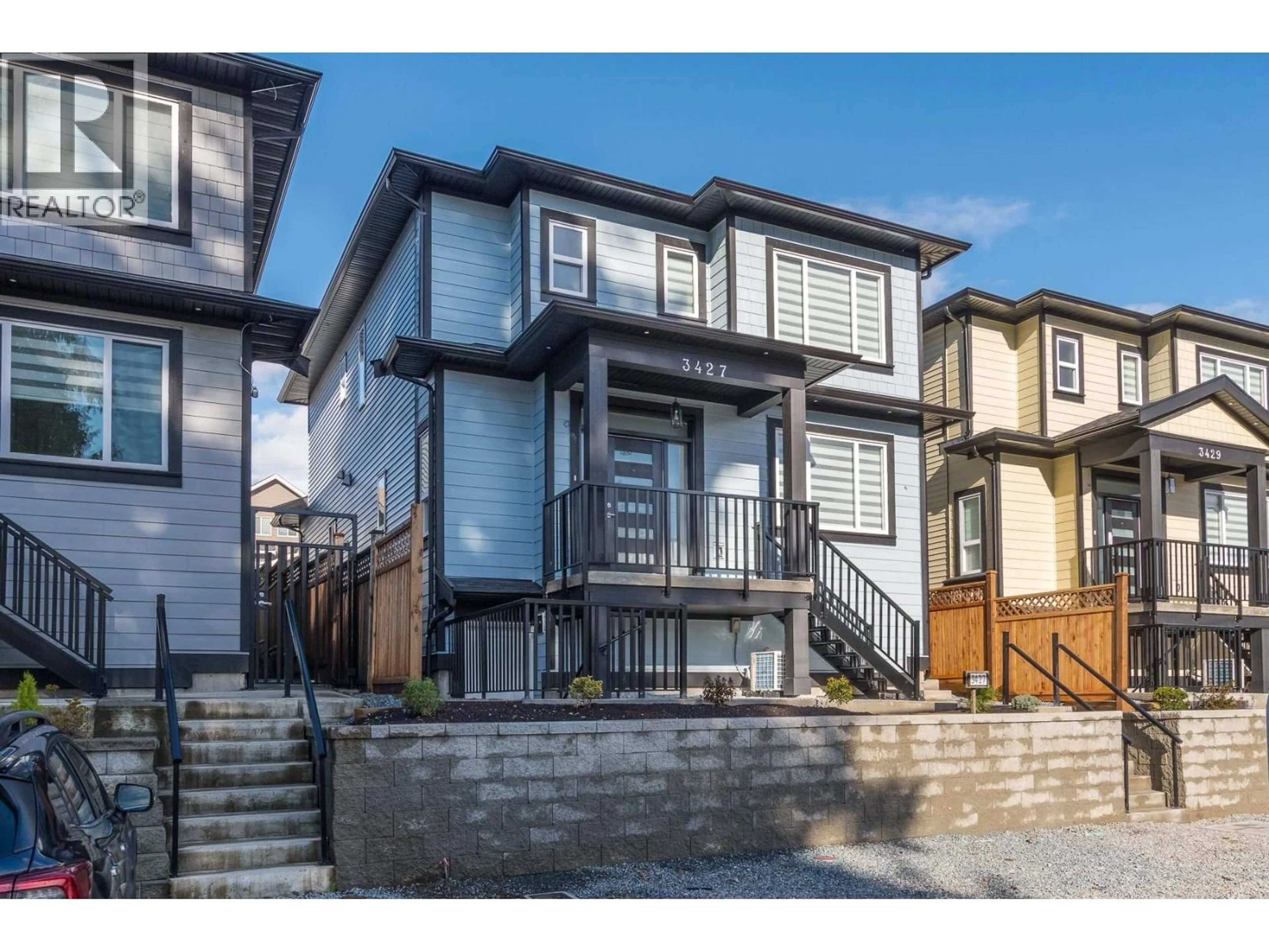 Home with vinyl exterior material, street for 3427 VICTORIA DRIVE, Coquitlam British Columbia V3B2V5